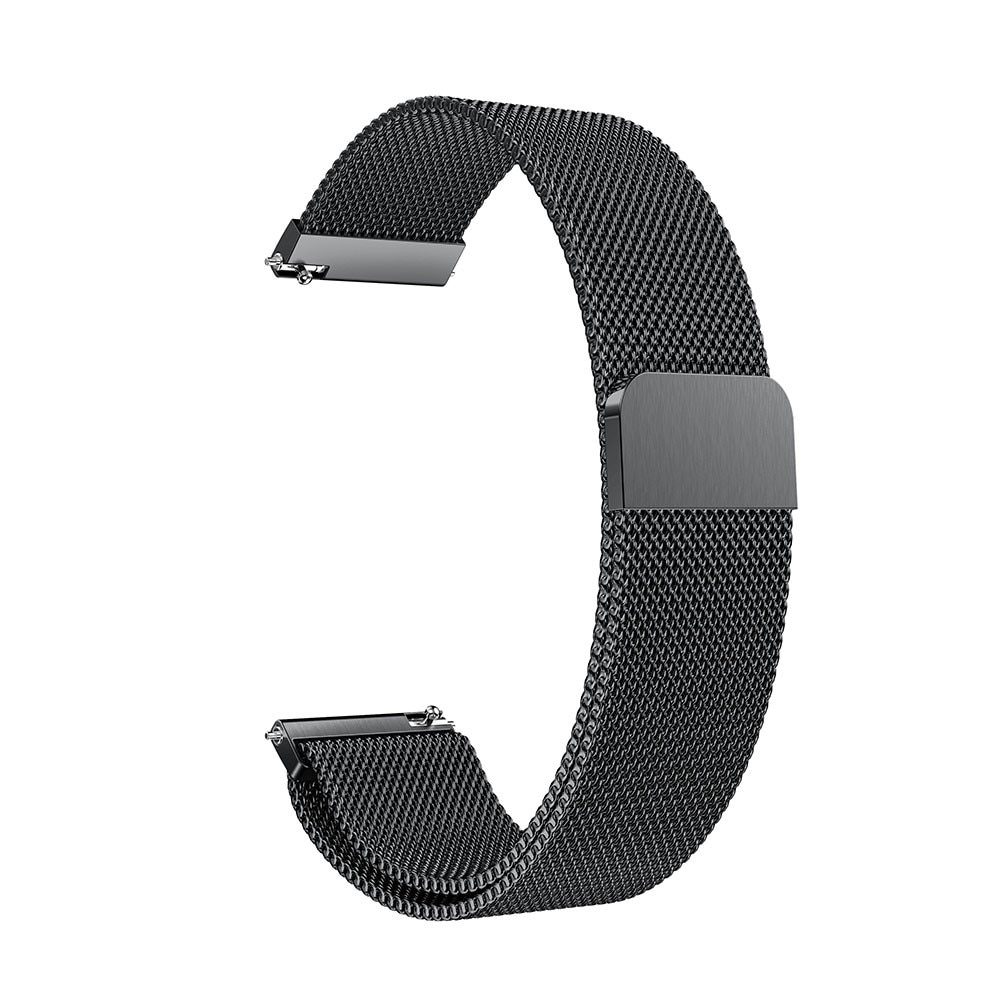 Cinturino in maglia milanese per Xiaomi Watch S1/S1 Active, nero