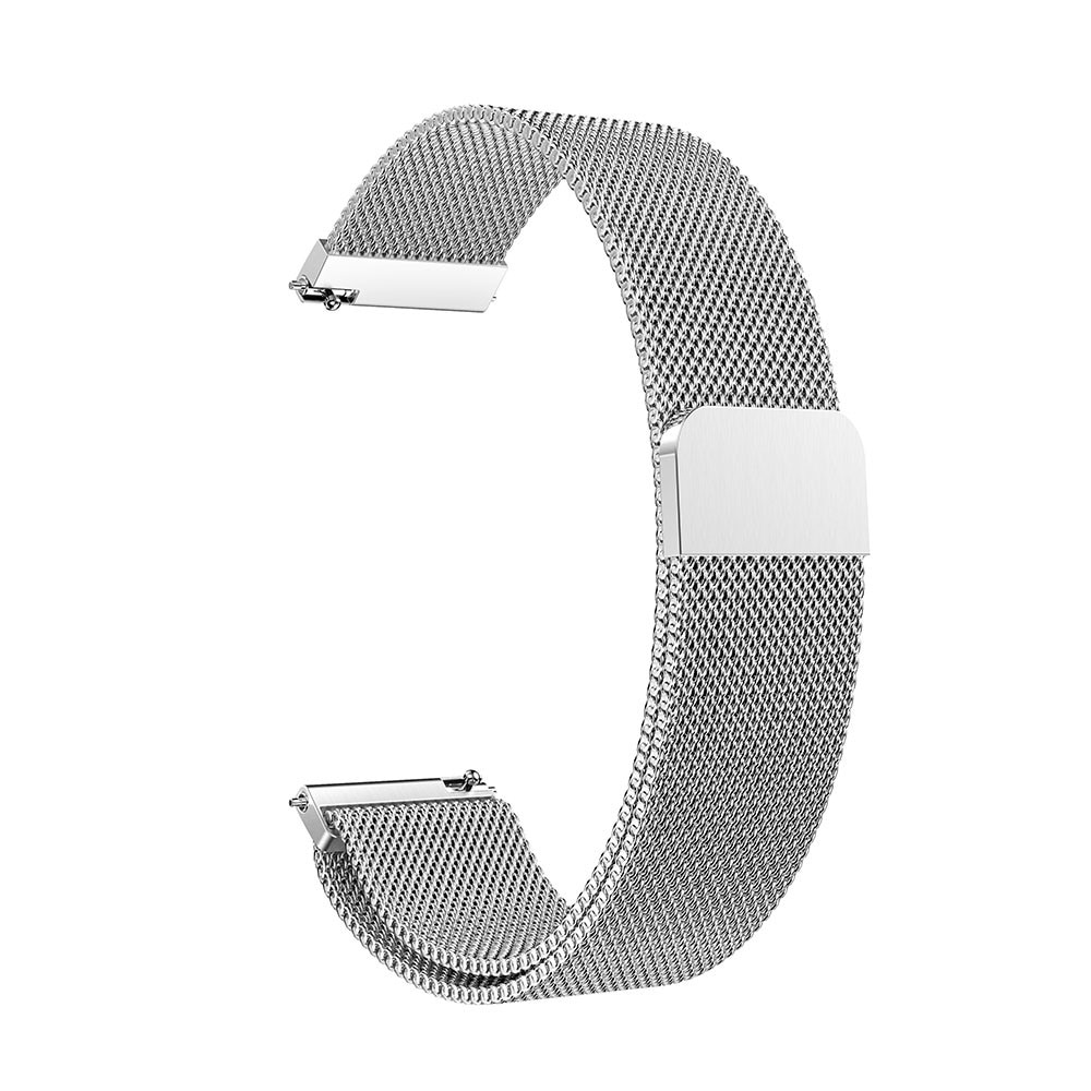 Cinturino in maglia milanese per Samsung Galaxy Watch Active 2 40mm, d'argento