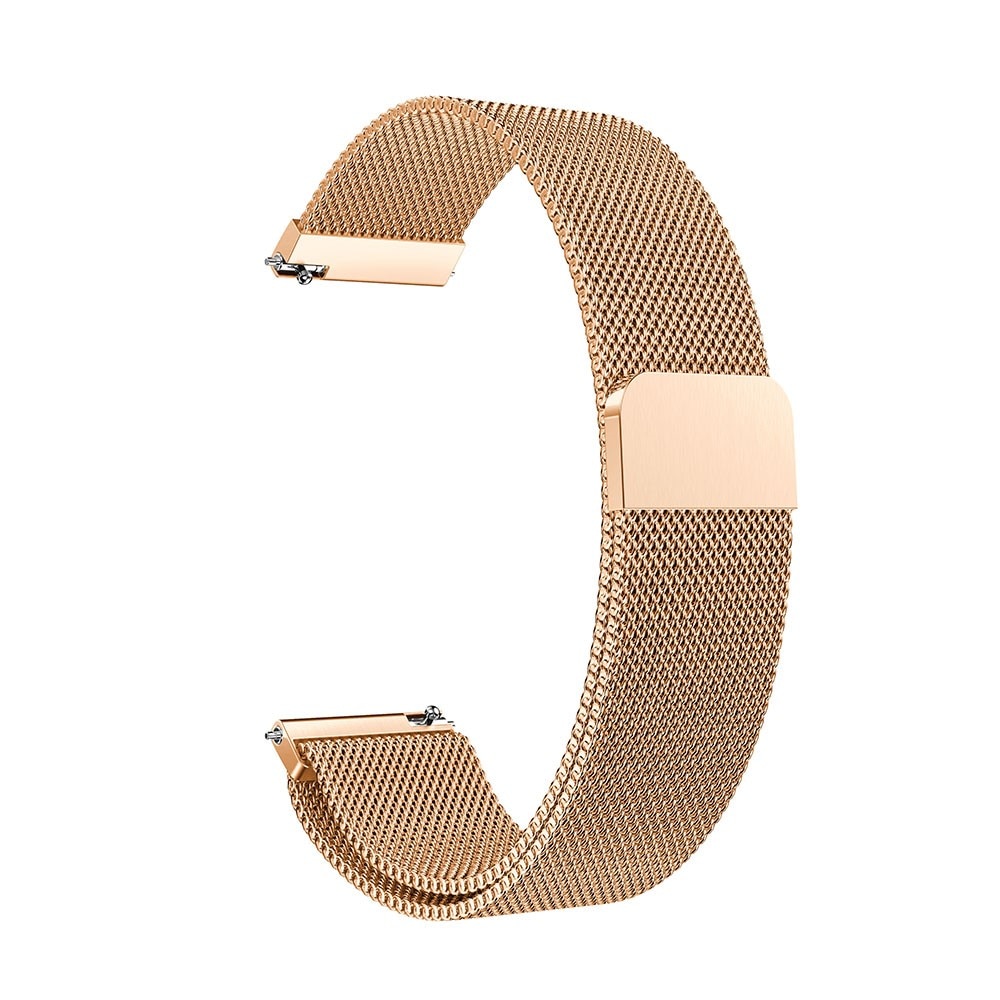 Cinturino in maglia milanese per Fossil Gen 4/Gen 5 Smartwatch, oro rosa
