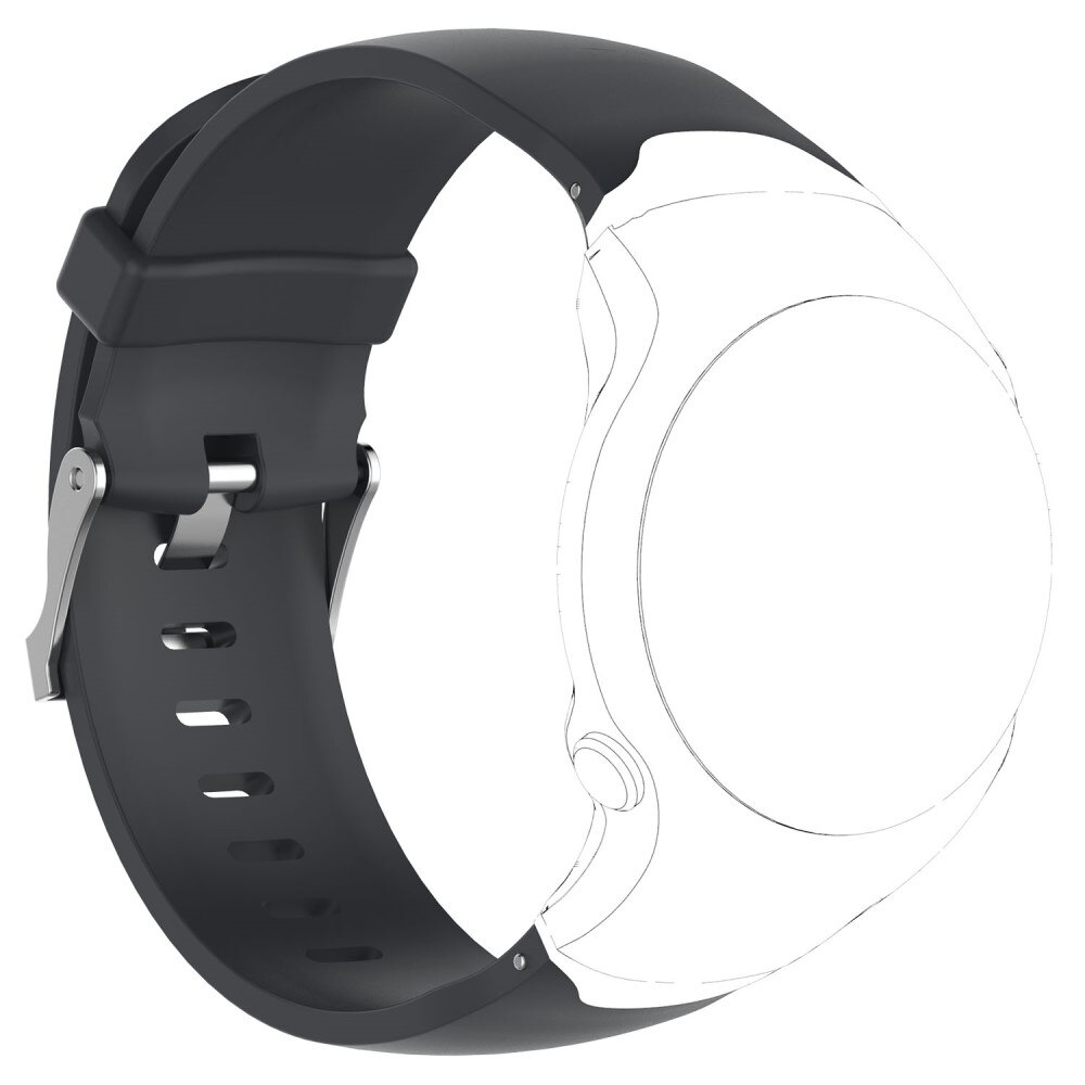 Cinturino in silicone per Garmin , Nero