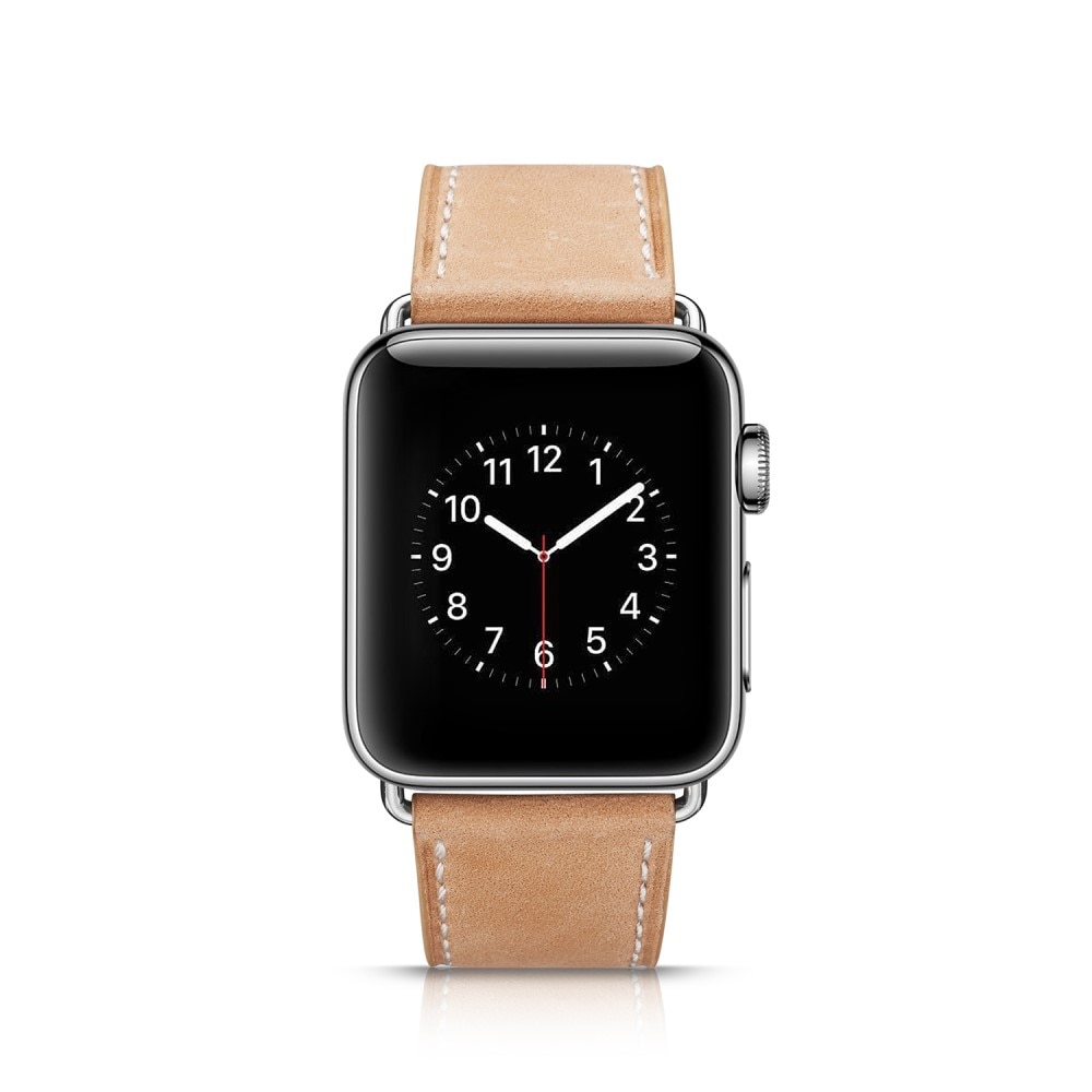 Cinturino in pelle Apple Watch Series 1-3 38mm Beige