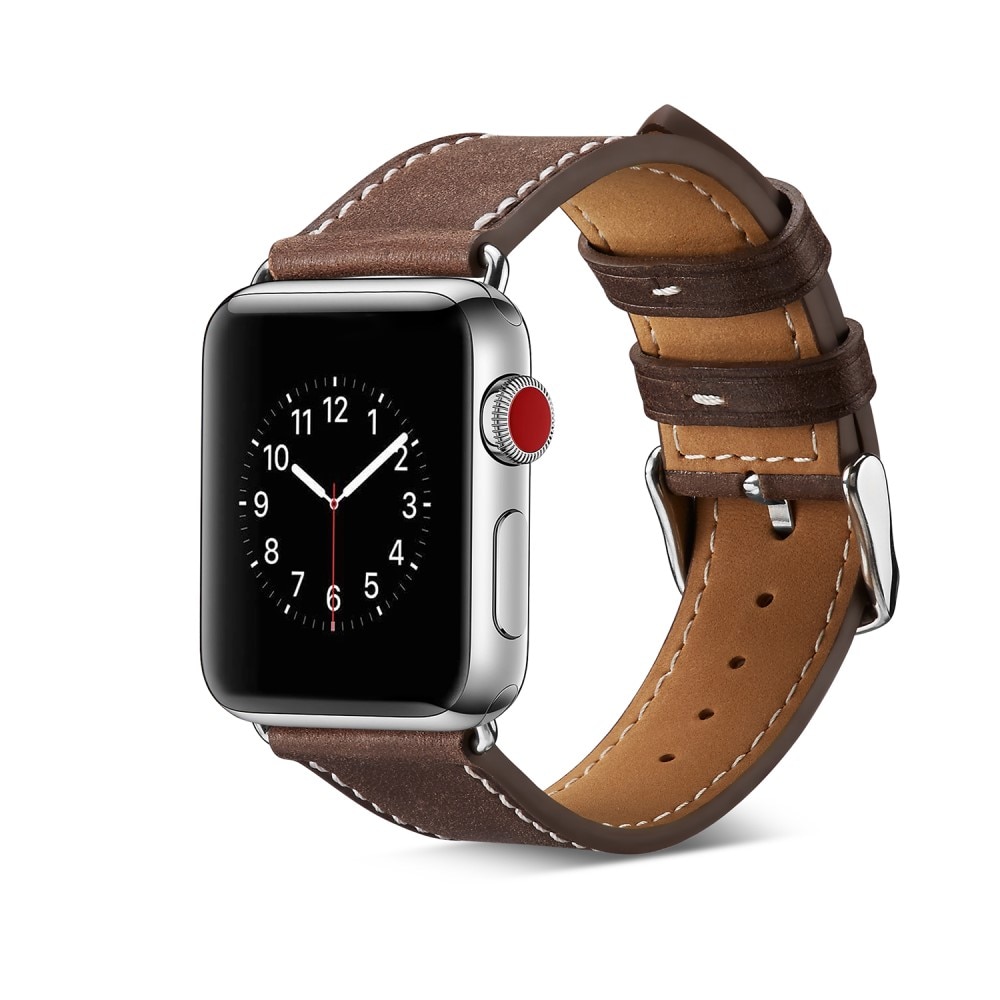 Cinturino in pelle Apple Watch 42/44/45/49 mm marrone