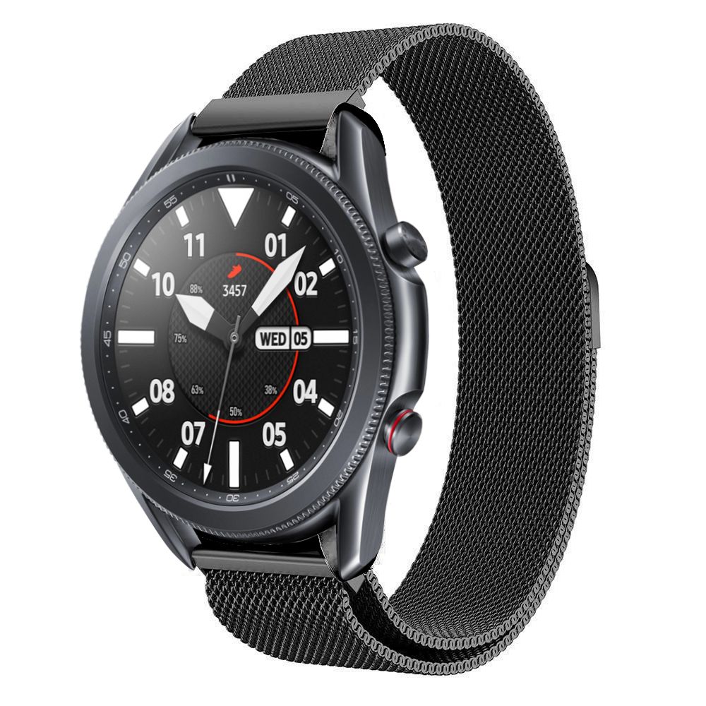 Cinturino in maglia milanese per Samsung Galaxy Watch 4 44mm, nero