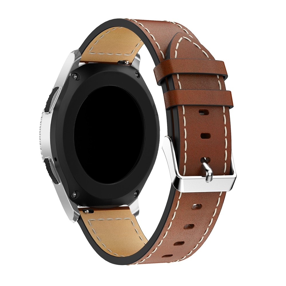 Cinturino in pelle Hama Fit Watch 6910 cognac