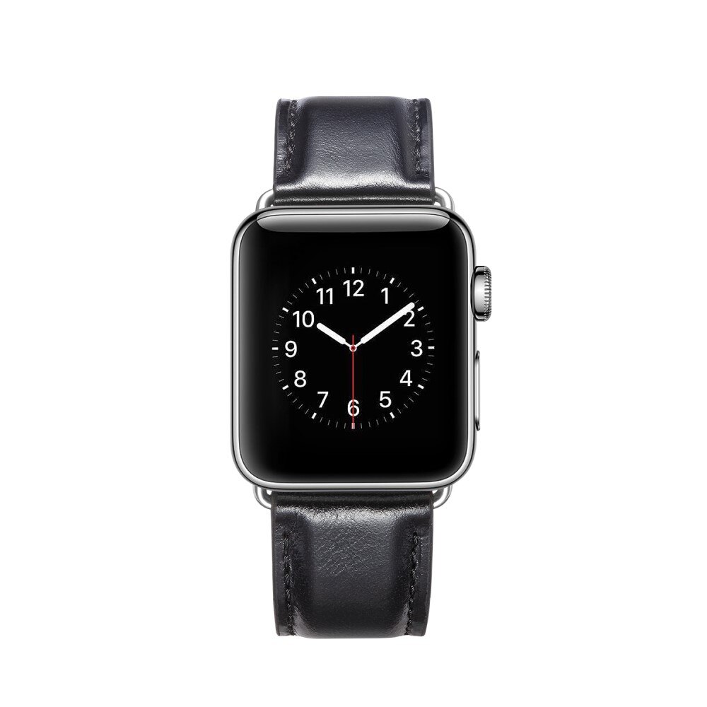 Cinturino in pelle premium Apple Watch Ultra 2 49mm nero