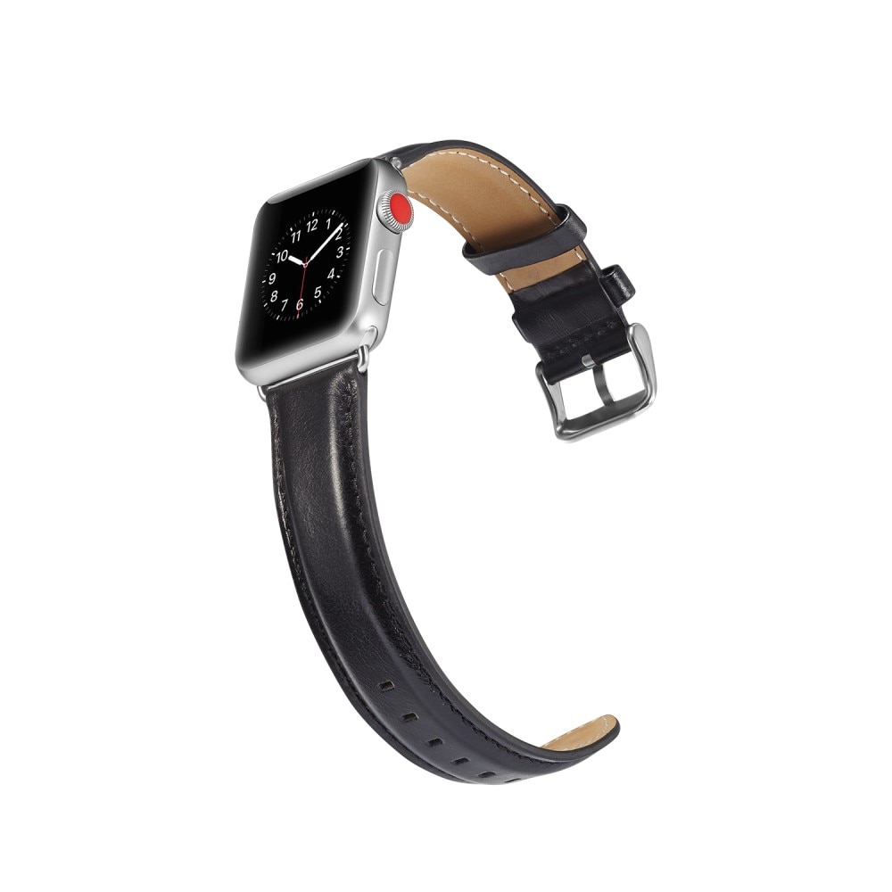 Cinturino in pelle premium Apple Watch Ultra 2 49mm nero