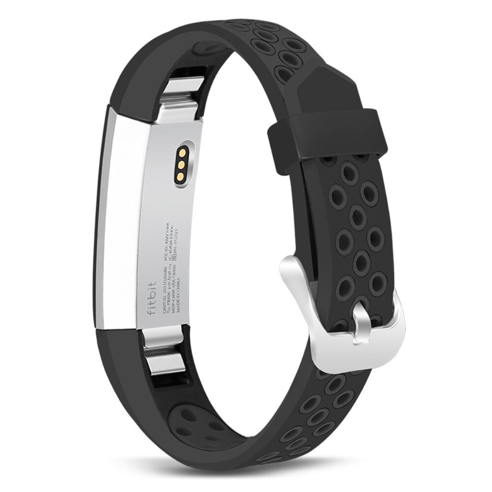 Cinturino in silicone per Fitbit Alta/Alta HR, nero