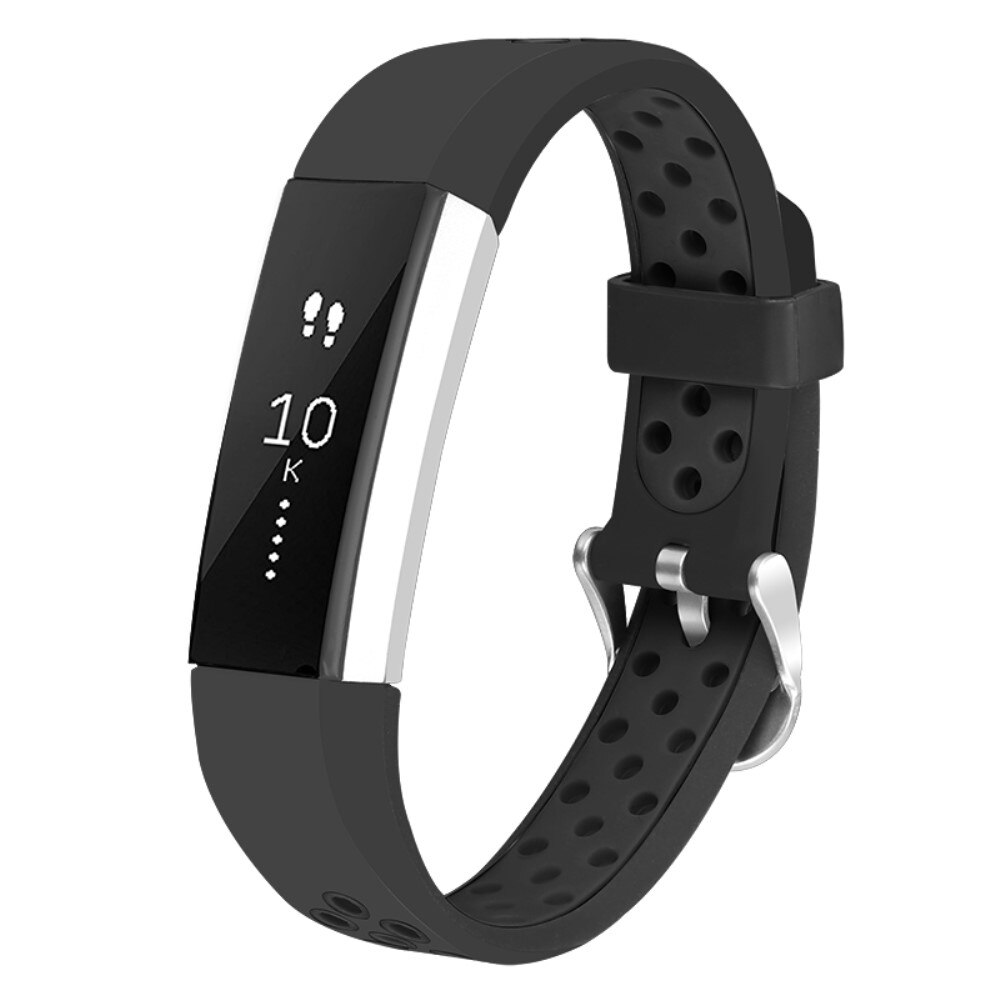 Cinturino in silicone per Fitbit Alta/Alta HR, nero