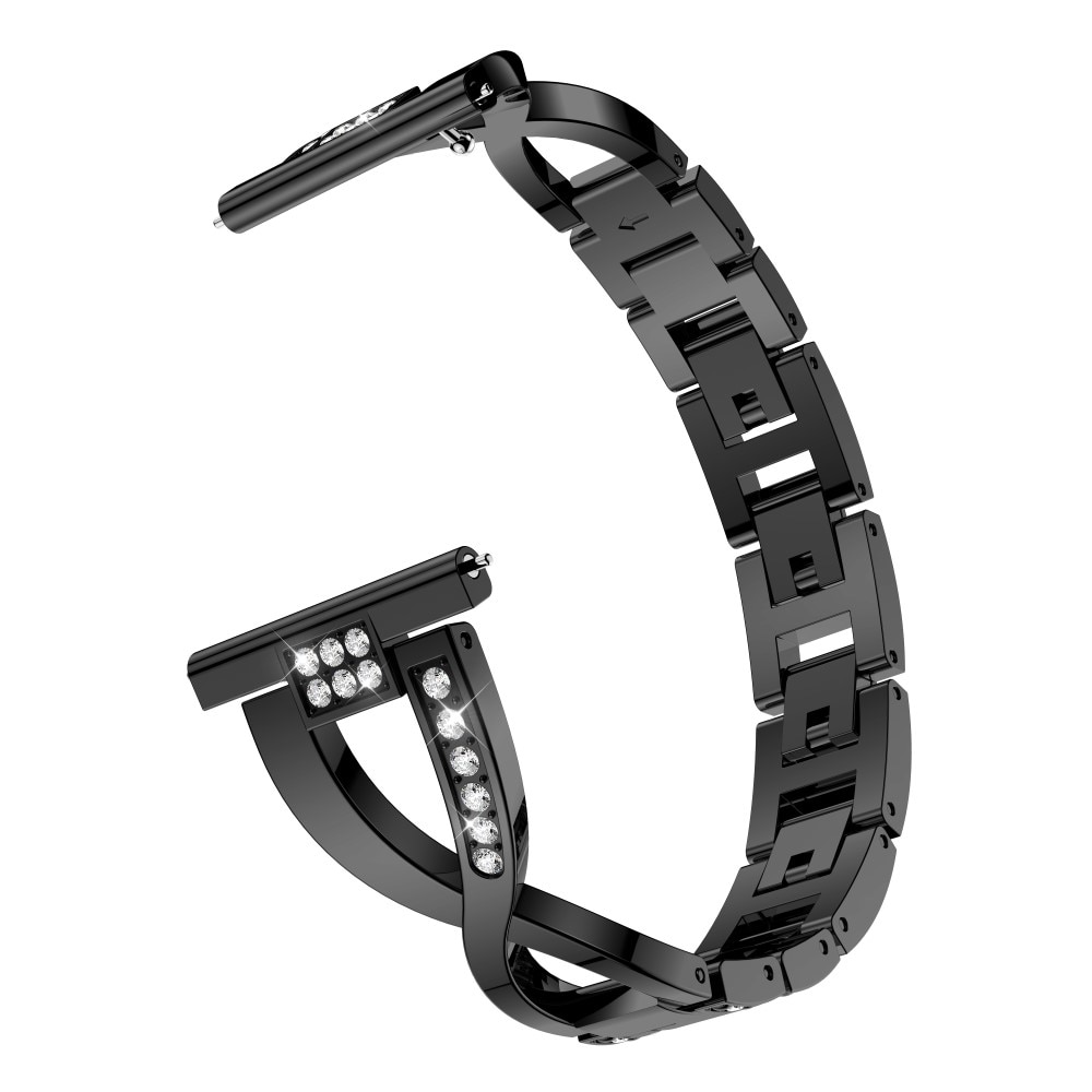 Cinturino Cristallo Samsung Galaxy Watch 42mm/Watch Active Black