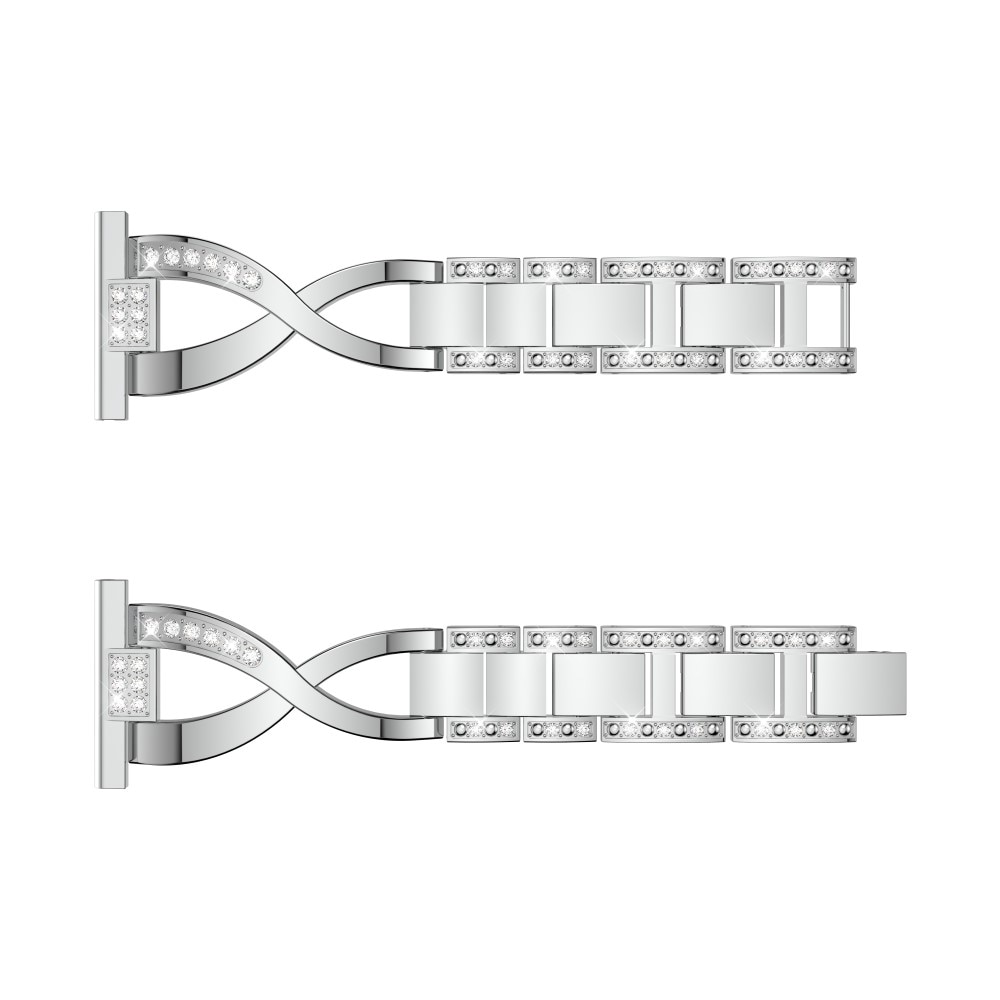 Cinturino Cristallo Garmin Venu 2s Silver