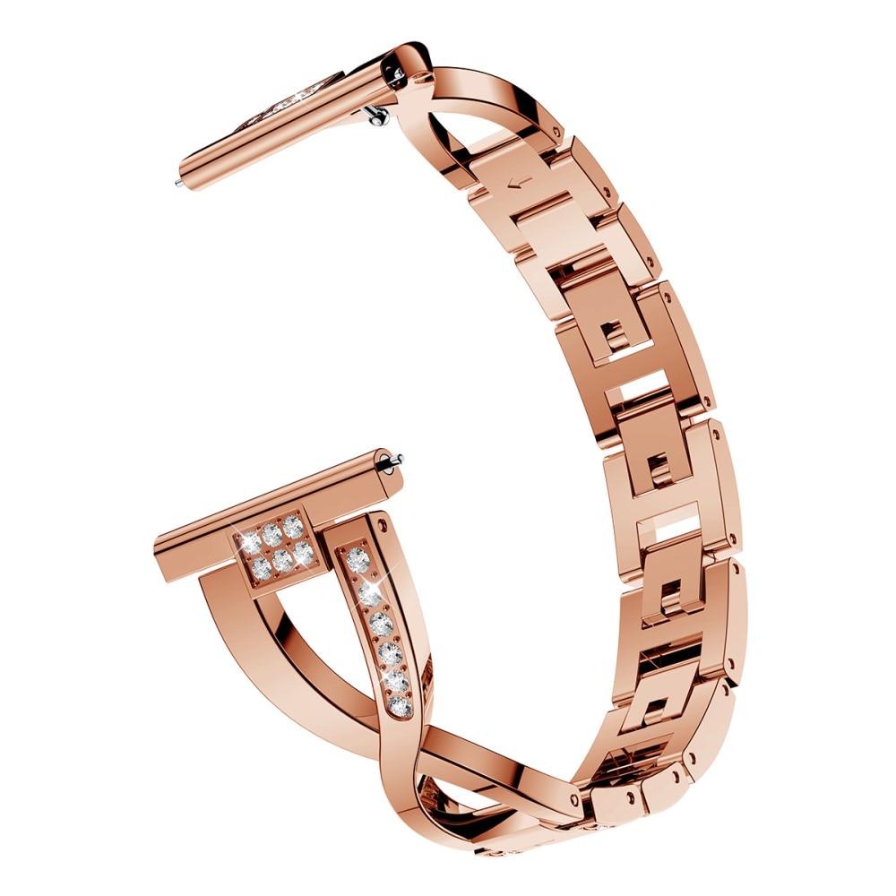 Cinturino Cristallo Samsung Galaxy Watch 42mm/Watch Active Rose Gold