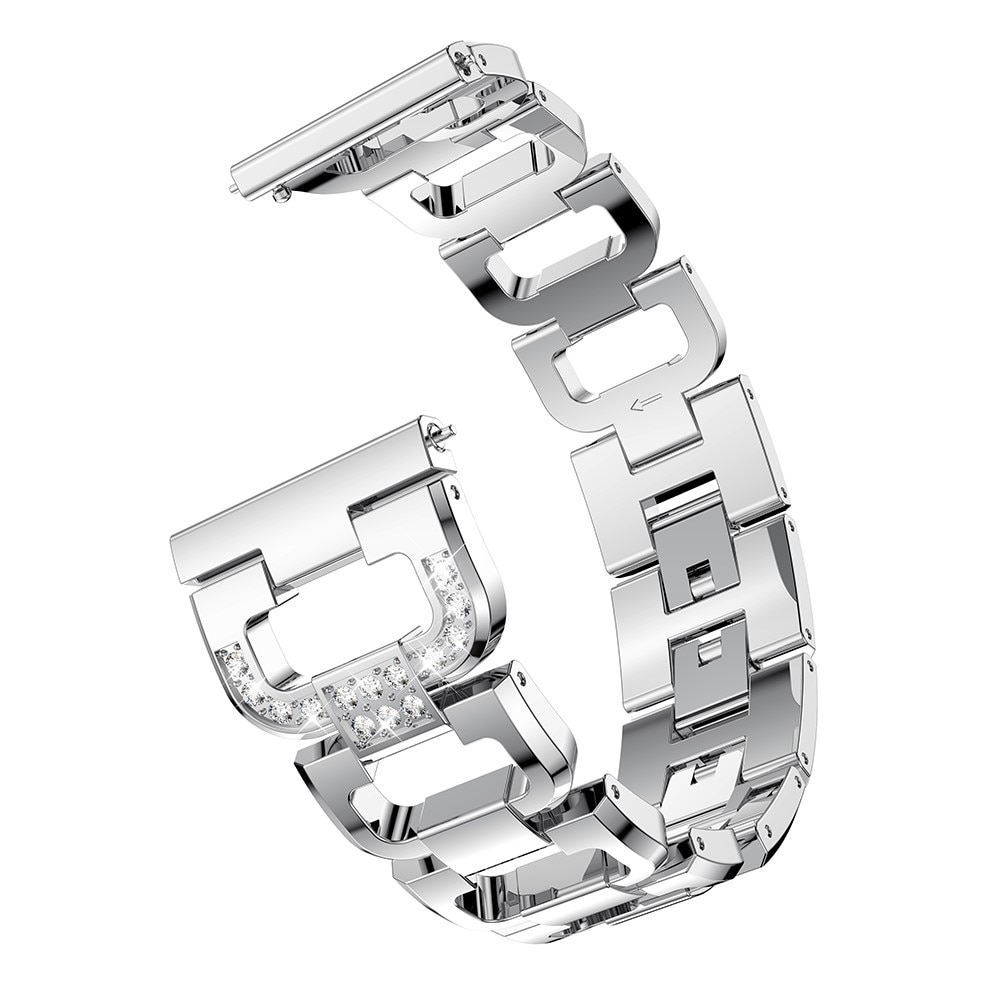 Cinturino Rhinestone bracelet Garmin Venu Sq D'argento