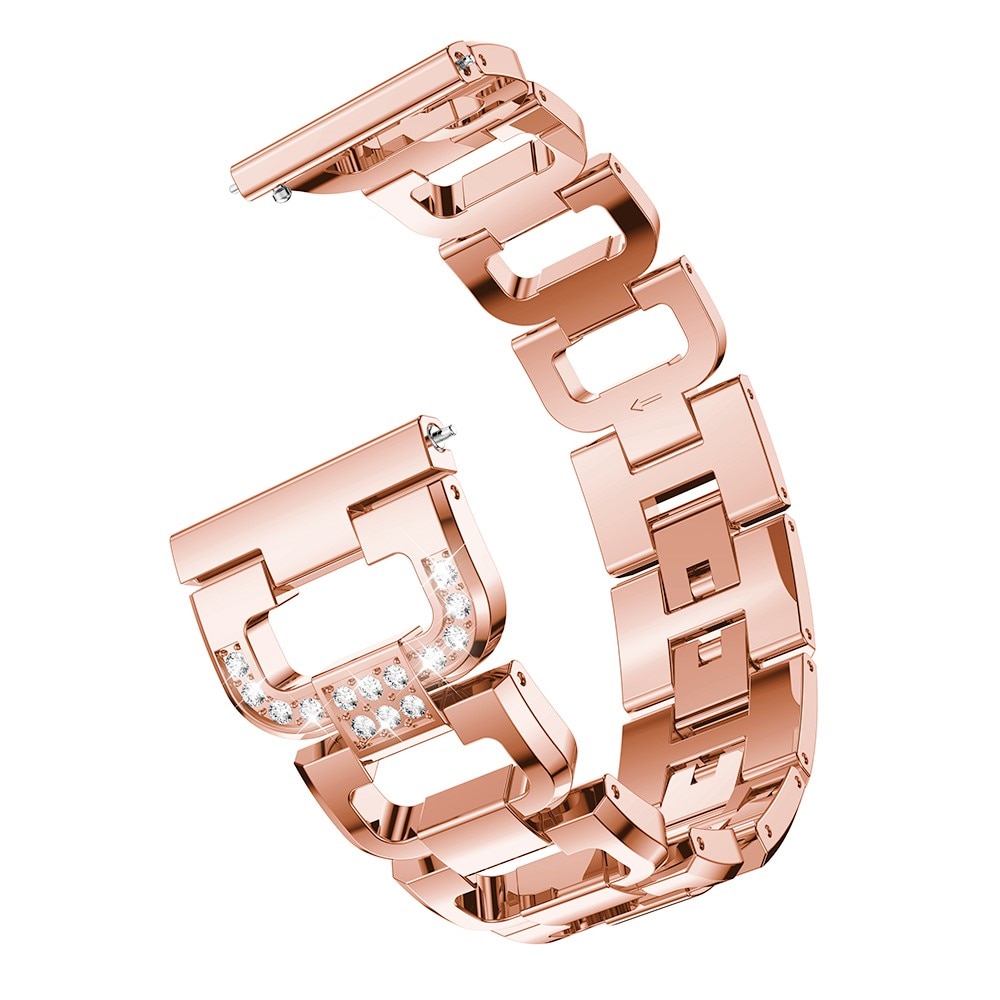 Cinturino Rhinestone bracelet Universal 20mm oro rosa