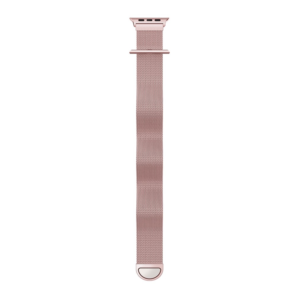 Cinturino in maglia milanese per Apple Watch 41mm Series 8, rosa dorato