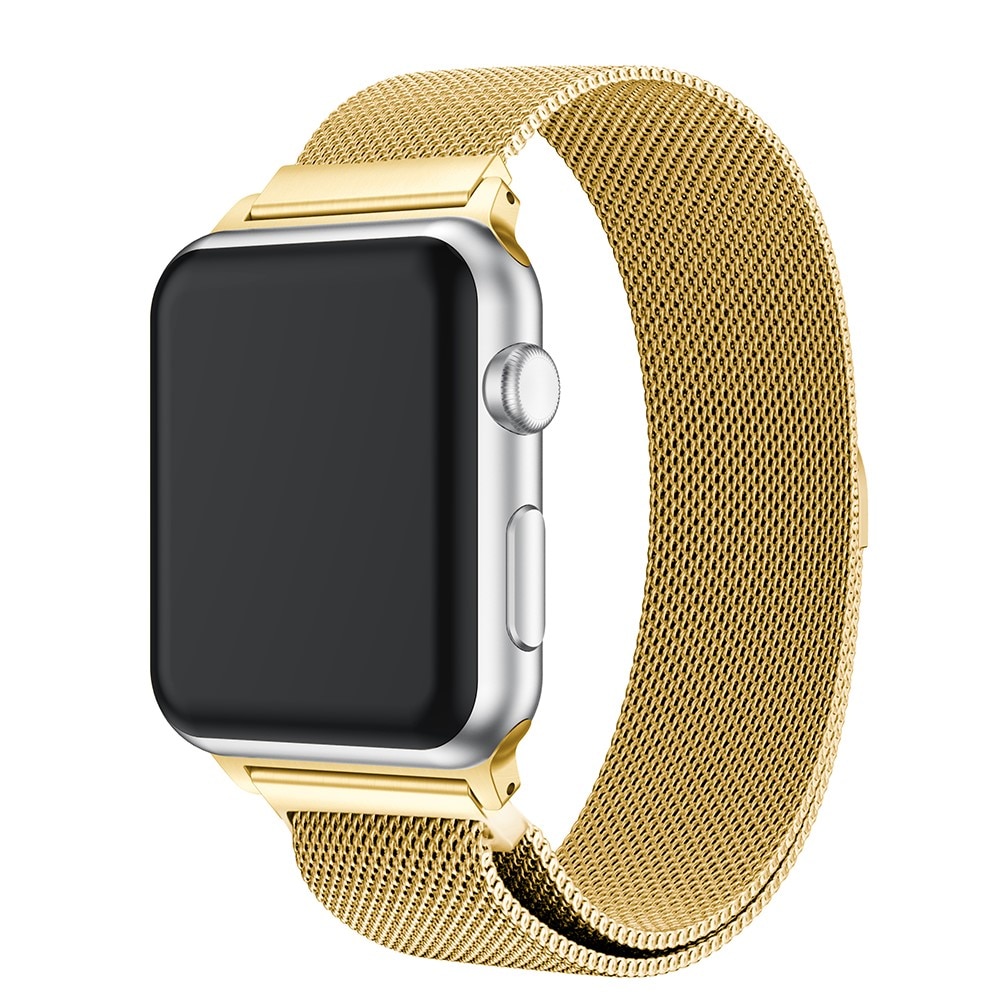 Cinturino in maglia milanese per Apple Watch 41mm Series 8, oro