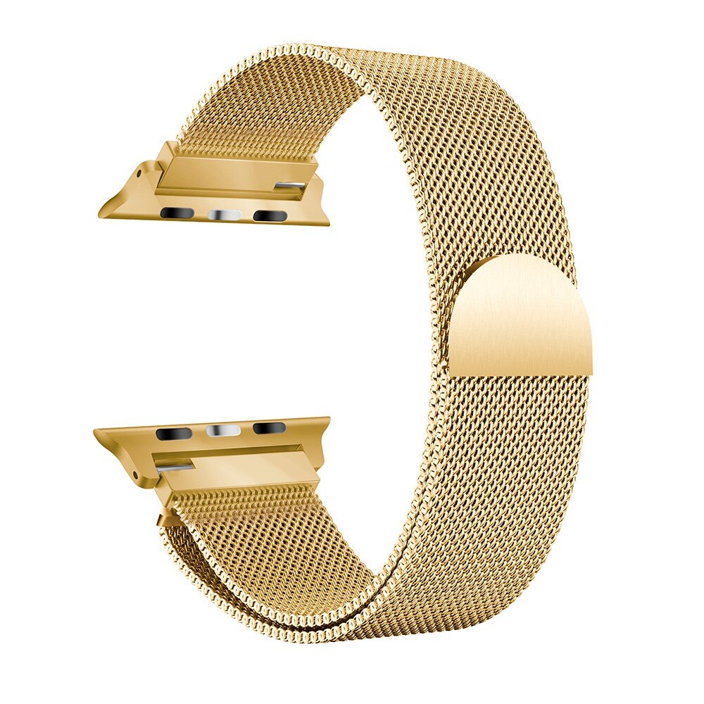 Cinturino in maglia milanese per Apple Watch 41mm Series 9, oro