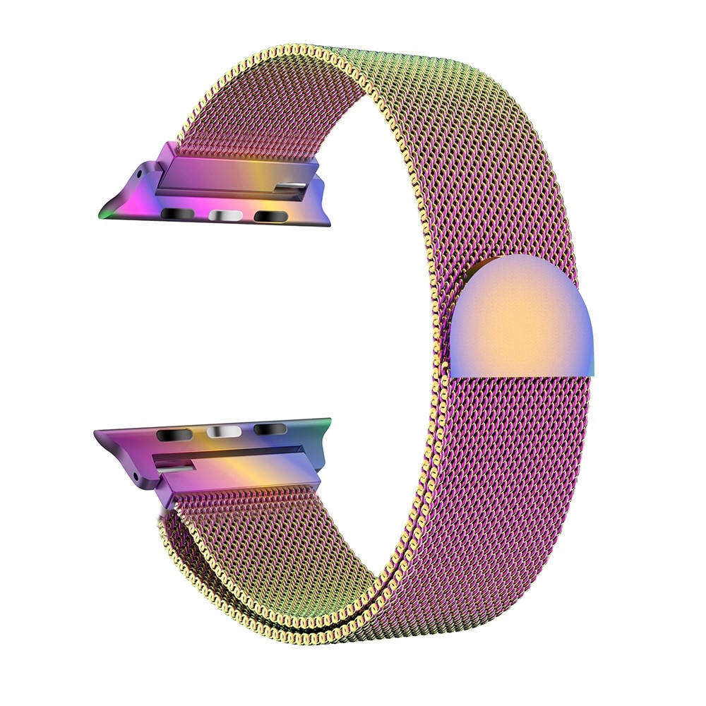 Cinturino in maglia milanese per Apple Watch Series 8 45mm, Ombre
