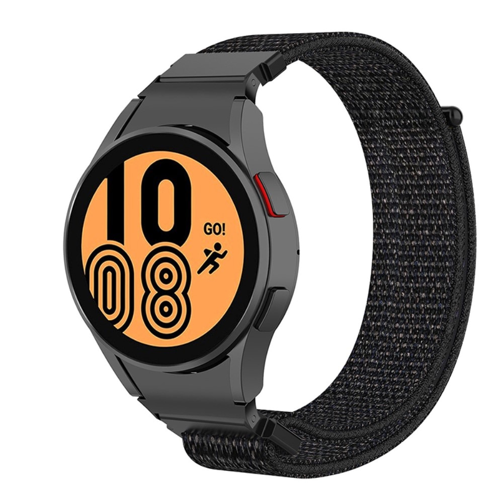 Cinturino in nylon Full Fit Samsung Galaxy Watch 6 44mm, nero