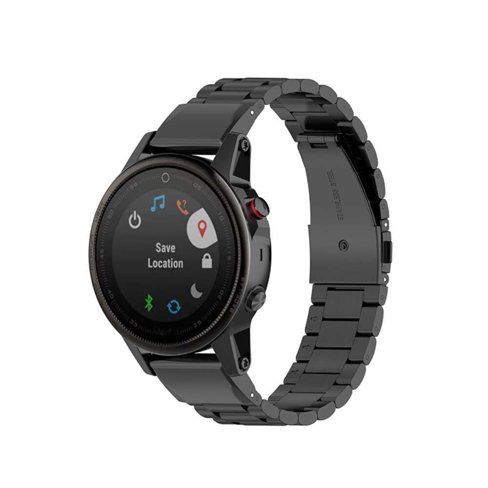 Cinturino in metallo Garmin Fenix 5S/5S Plus nero