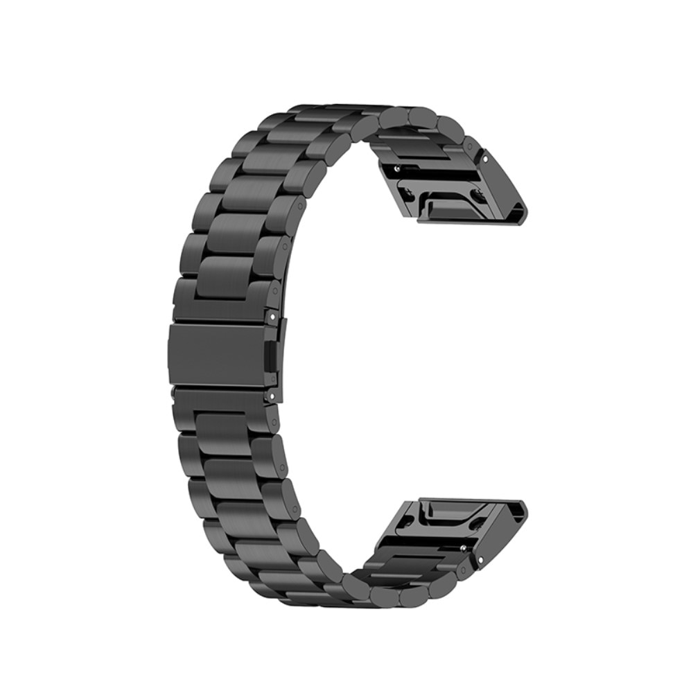 Cinturino in metallo Garmin Fenix 5S/5S Plus/6S/6S Pro/7S Nero