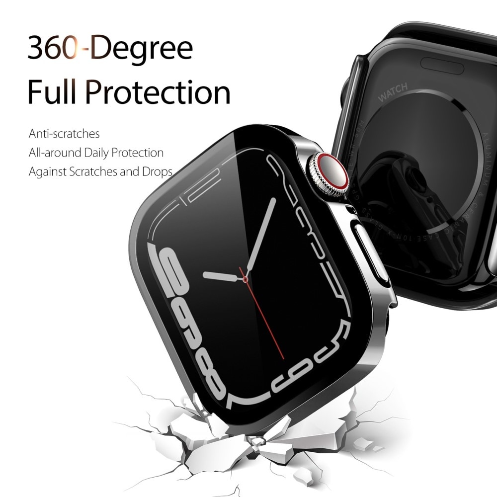 Cover Solid Shockproof Apple Watch 45mm Series 8 Black