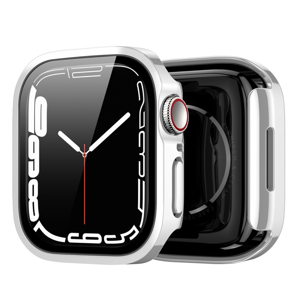 Cover Solid Shockproof Apple Watch 45mm Series 9 Silver