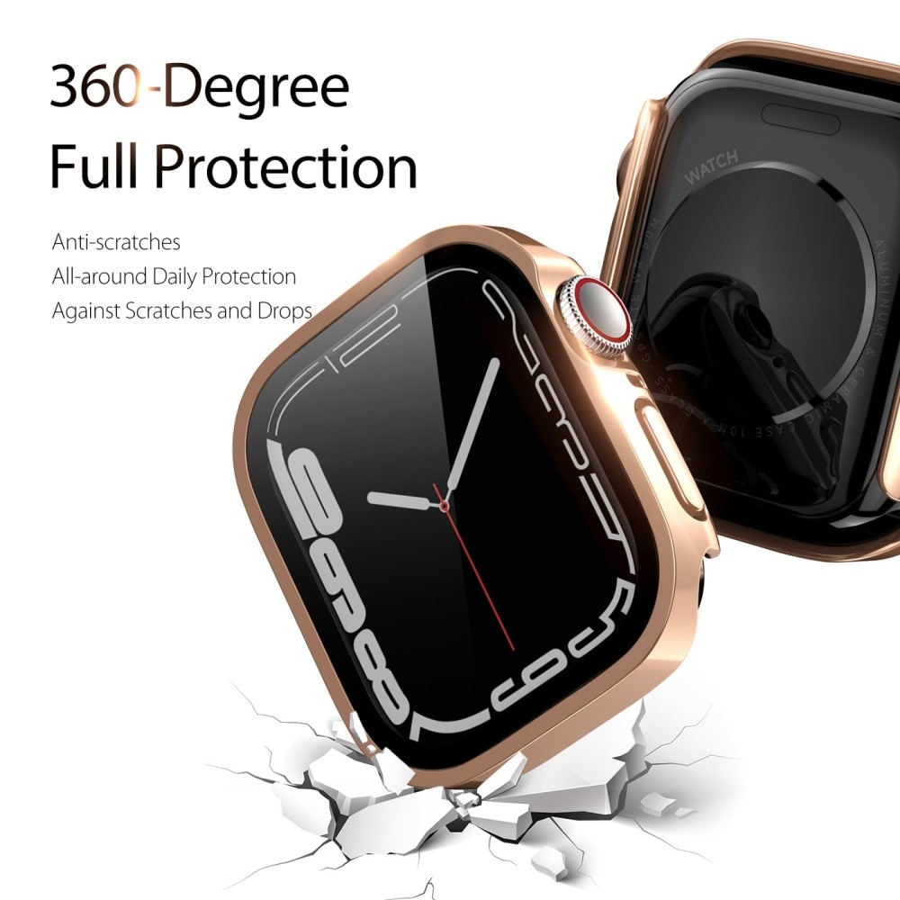 Cover Solid Shockproof Apple Watch 45mm Series 8 Rose Gold