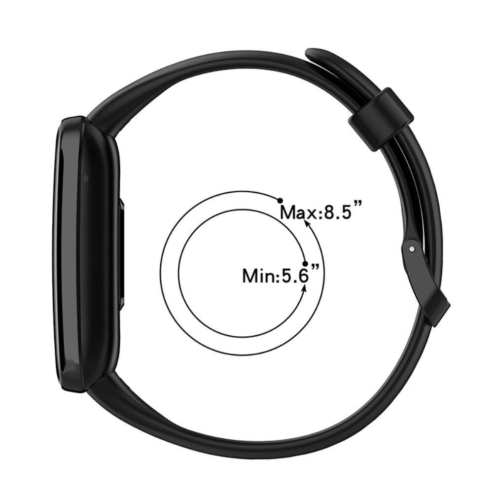 Cinturino in silicone per Xiaomi Mi Band 7 Pro, nero