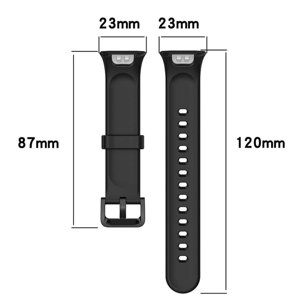 Cinturino in silicone per Xiaomi Mi Band 7 Pro, nero