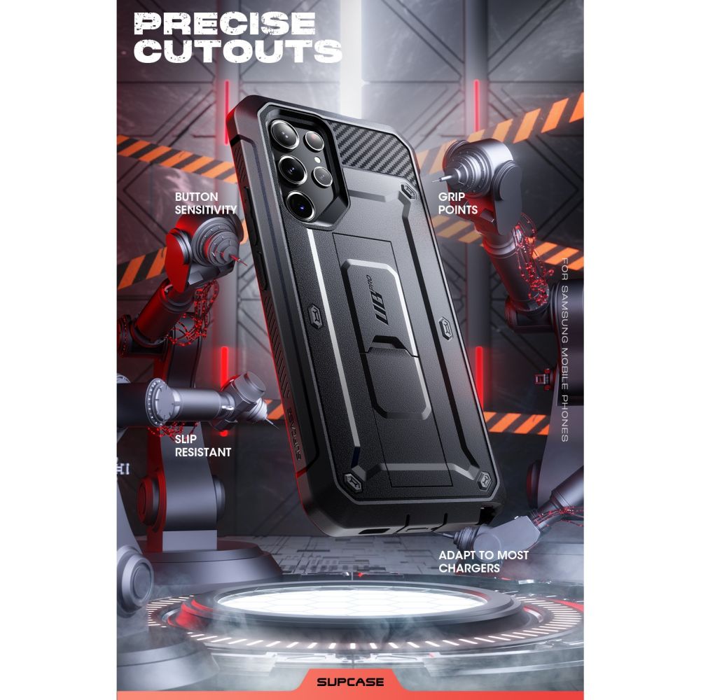 Unicorn Beetle Pro Samsung Galaxy S23 Ultra (2-set) Black