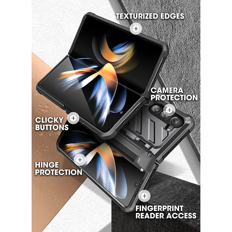 Cover Unicorn Beetle Pro Pen Samsung Galaxy Z Fold 4 nero