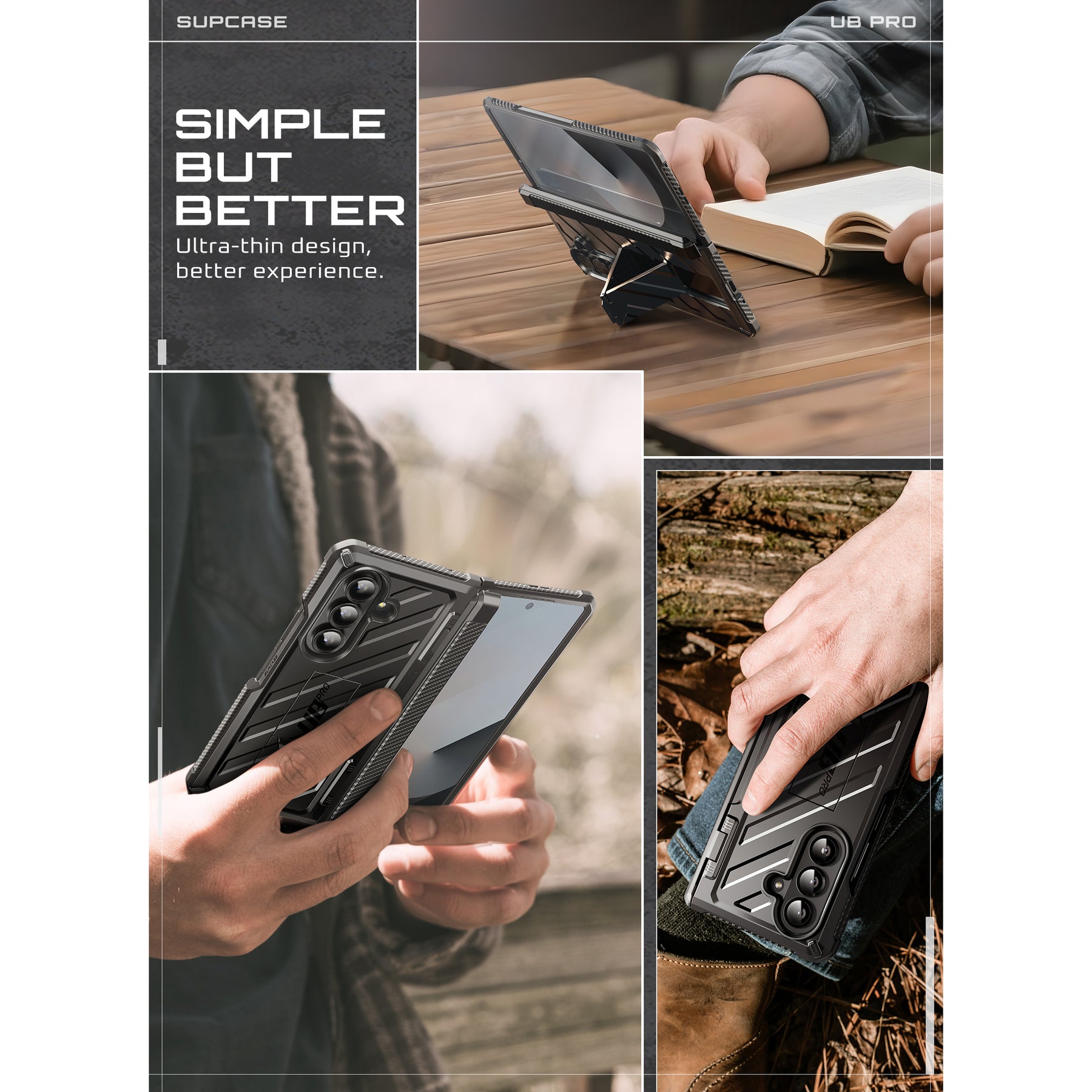 Cover Unicorn Beetle Pro Samsung Galaxy Z Fold 7 nero