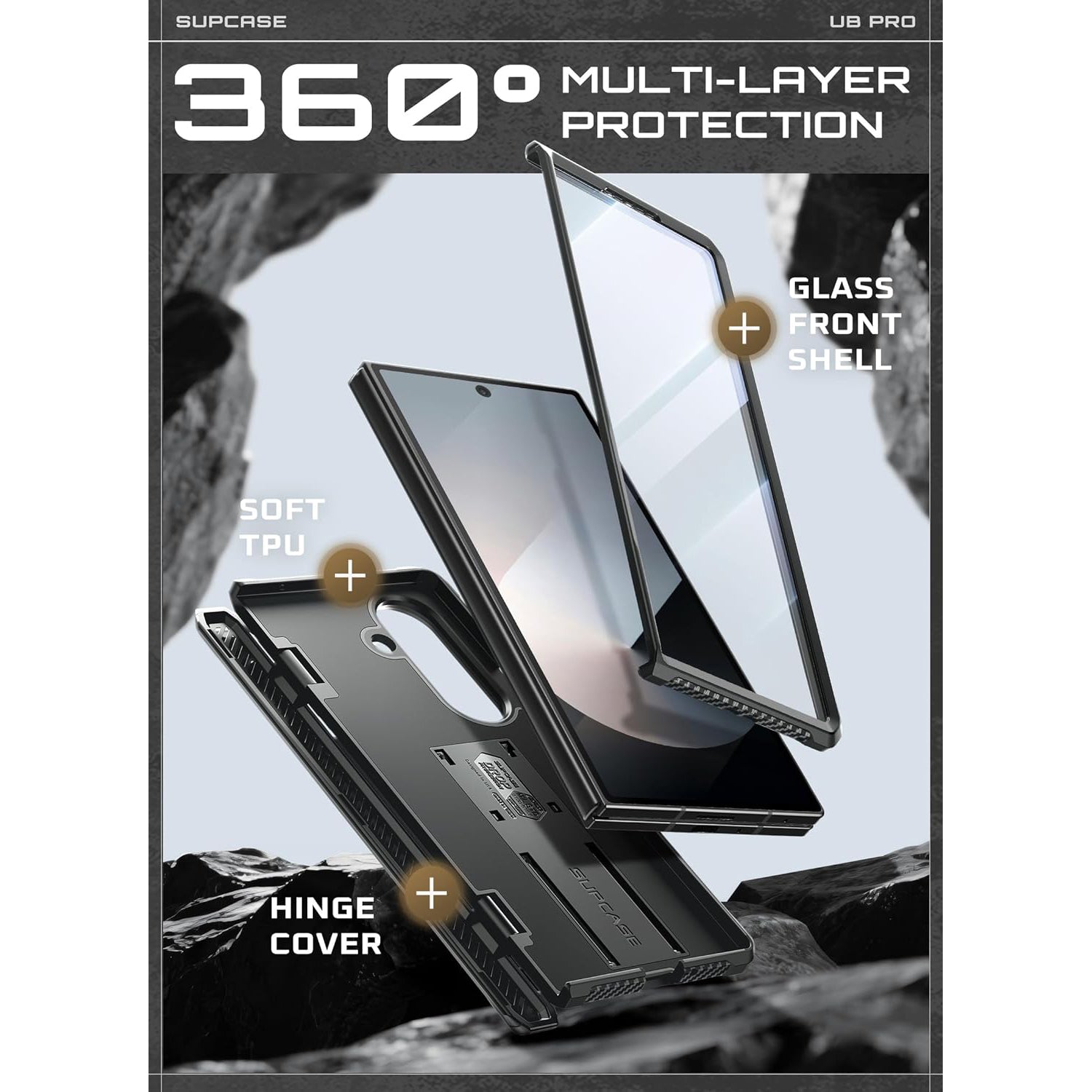 Cover Unicorn Beetle Pro Samsung Galaxy Z Fold 7 nero