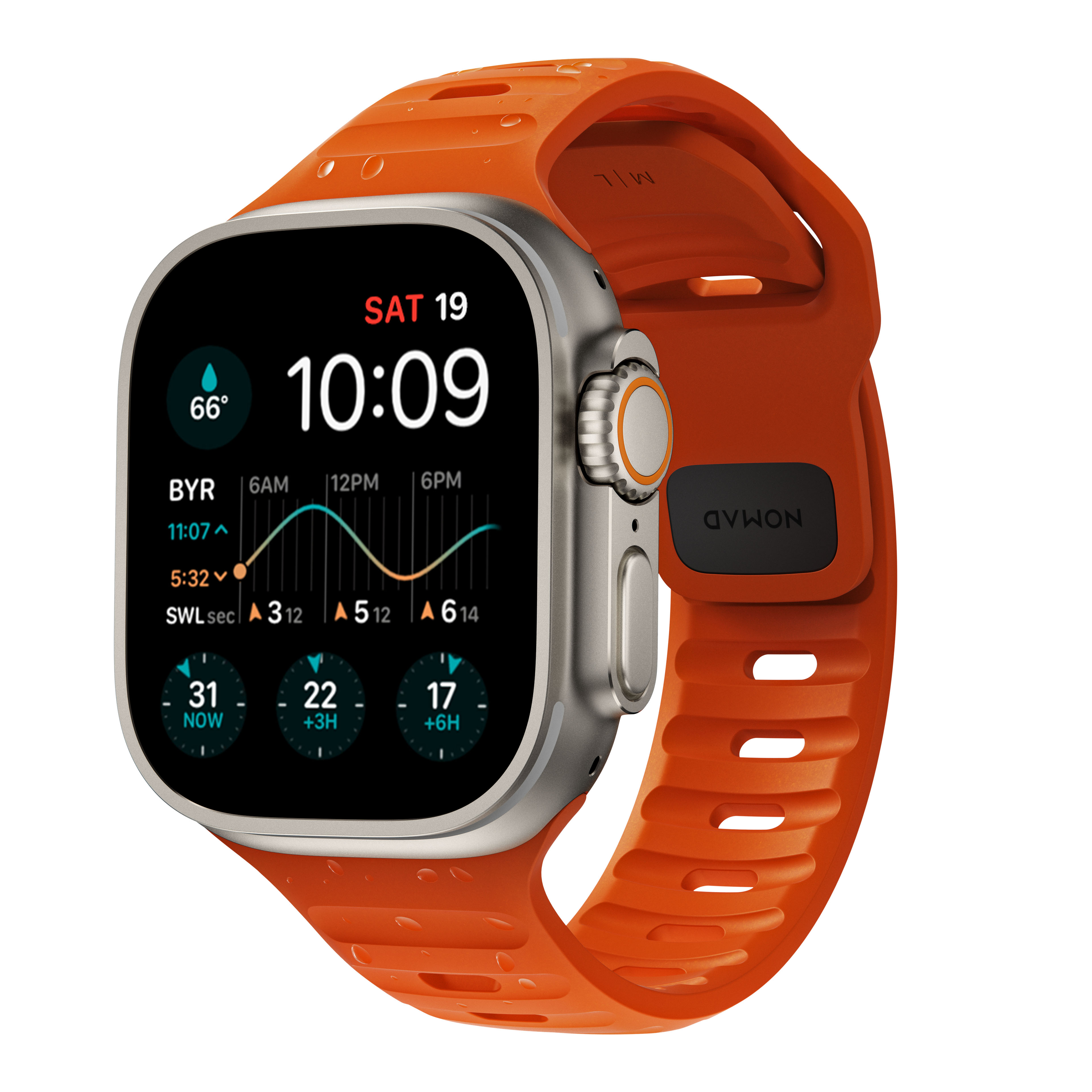 Sport Band Apple Watch Ultra 2 49mm Ultra Orange