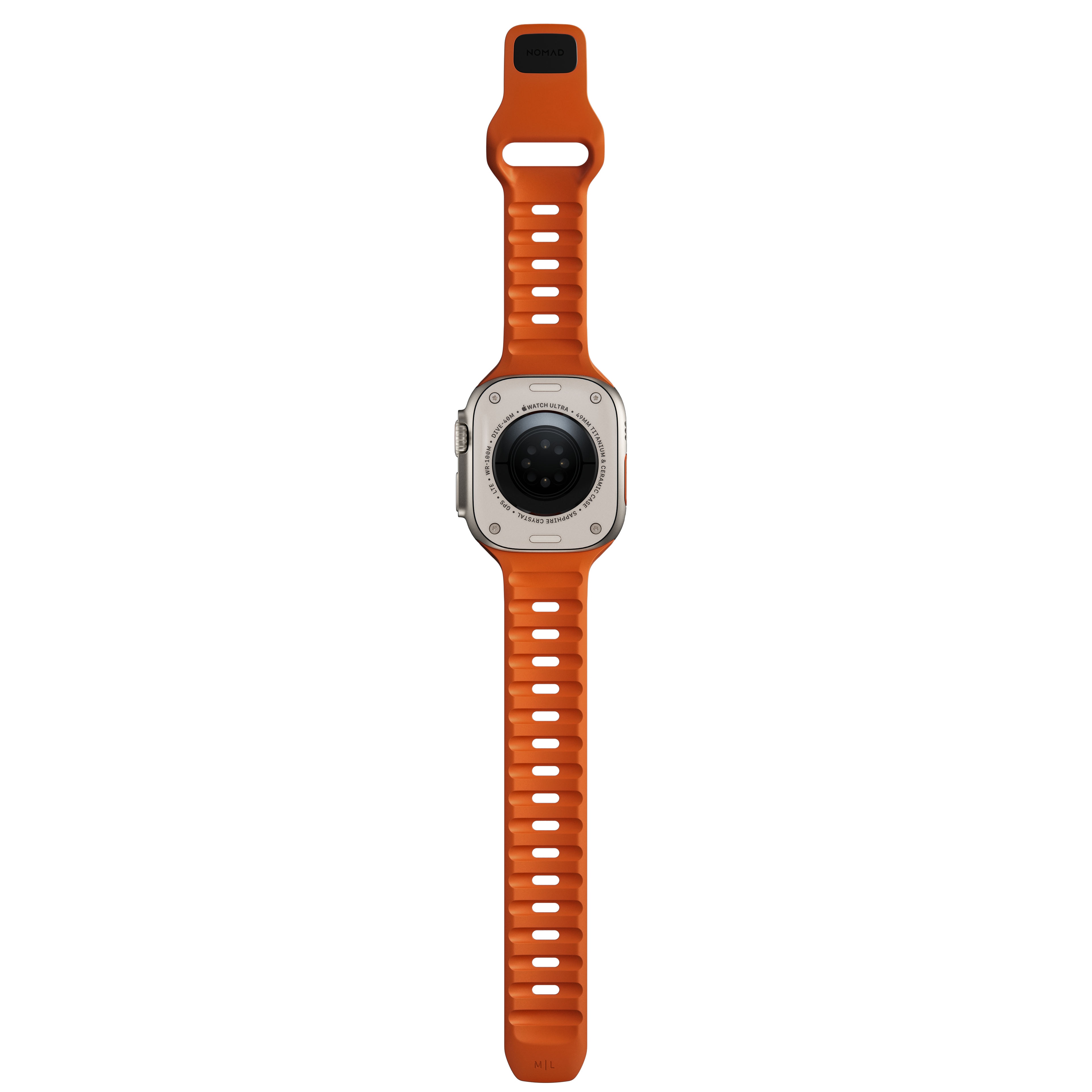 Sport Band Apple Watch SE 44mm Ultra Orange