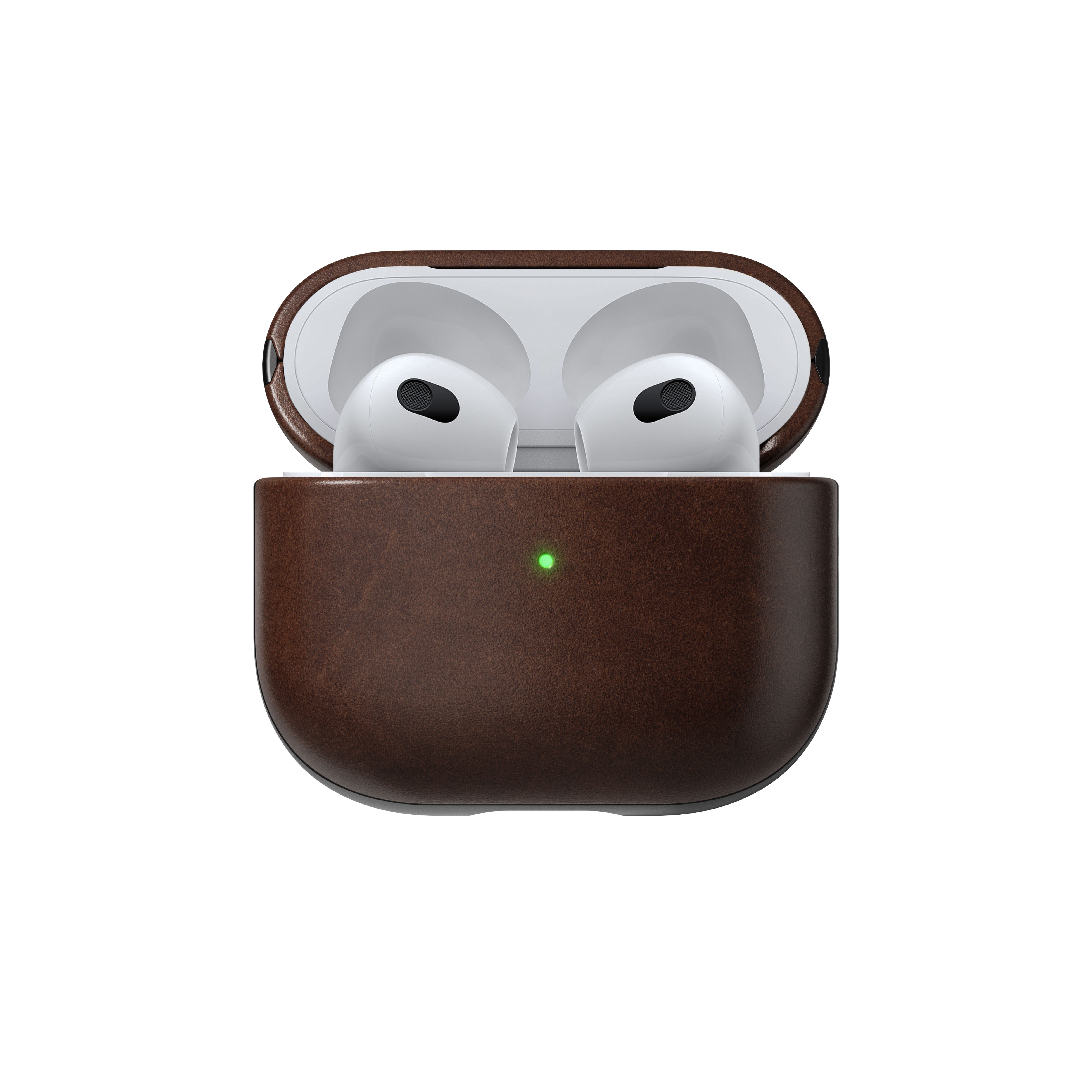 Cover Modern Horween Leather AirPods 3 Rustic Brown