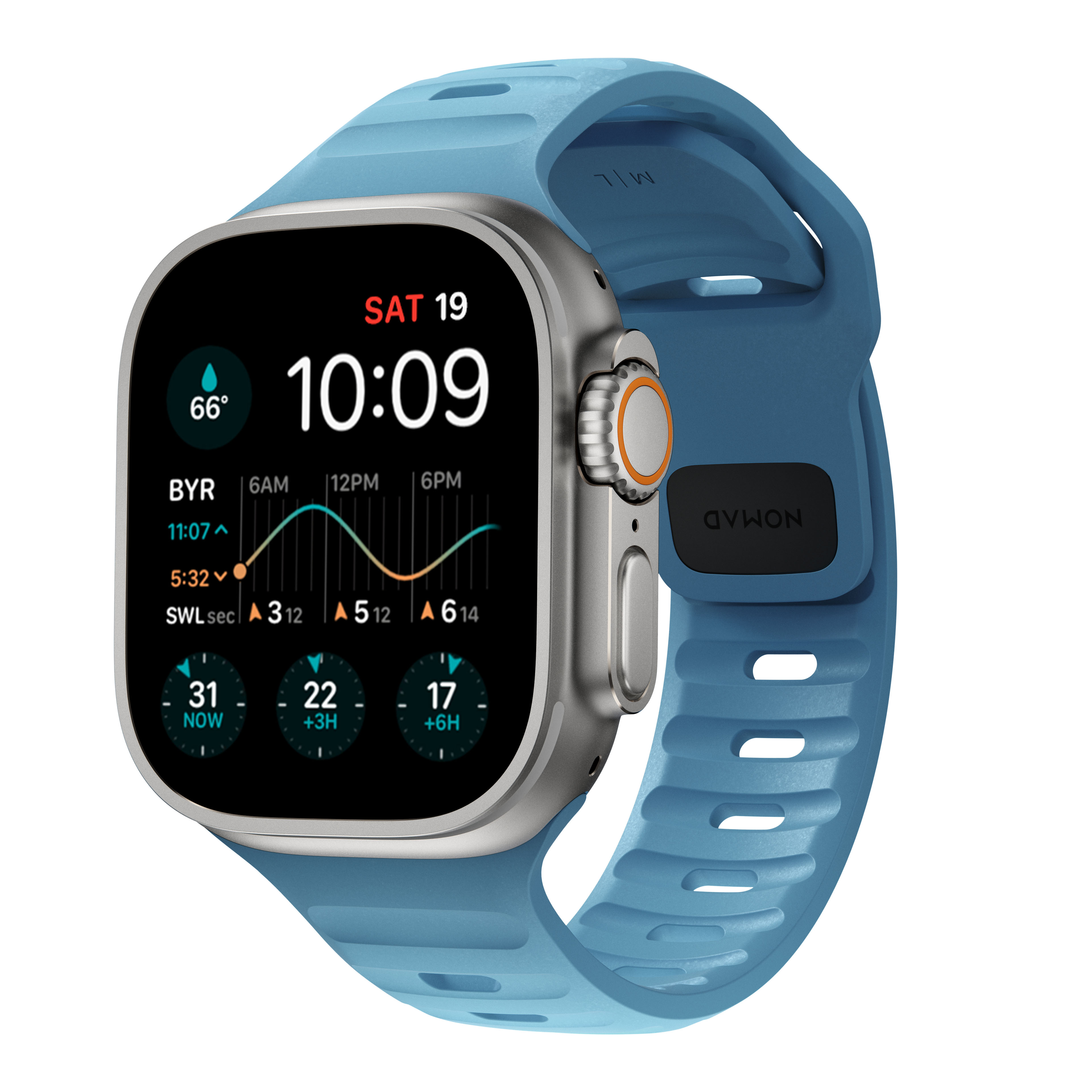 Sport Band Apple Watch 45mm Series 8 Electric Blue