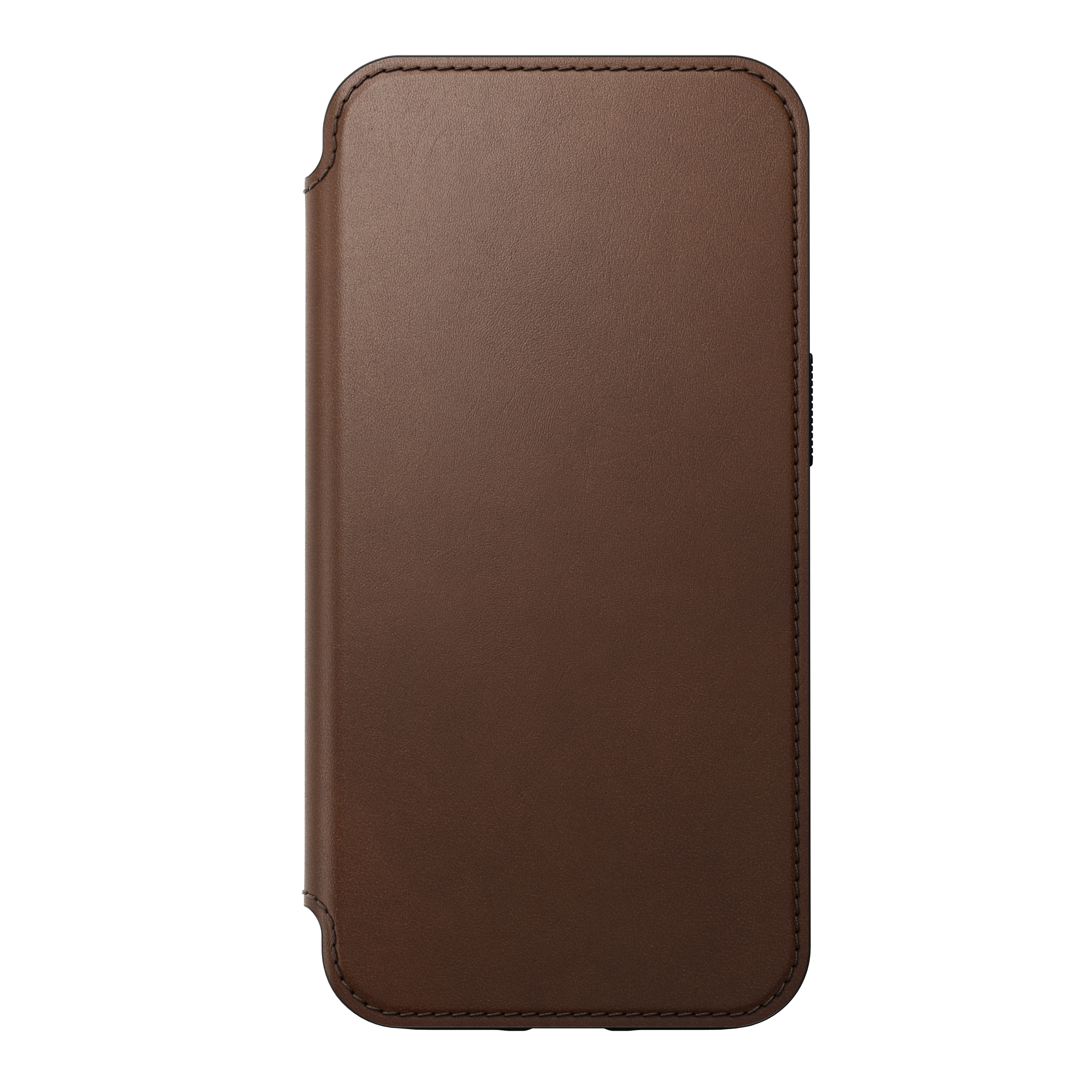 Modern Horween Leather Folio MagSafe iPhone 13 Rustic Brown