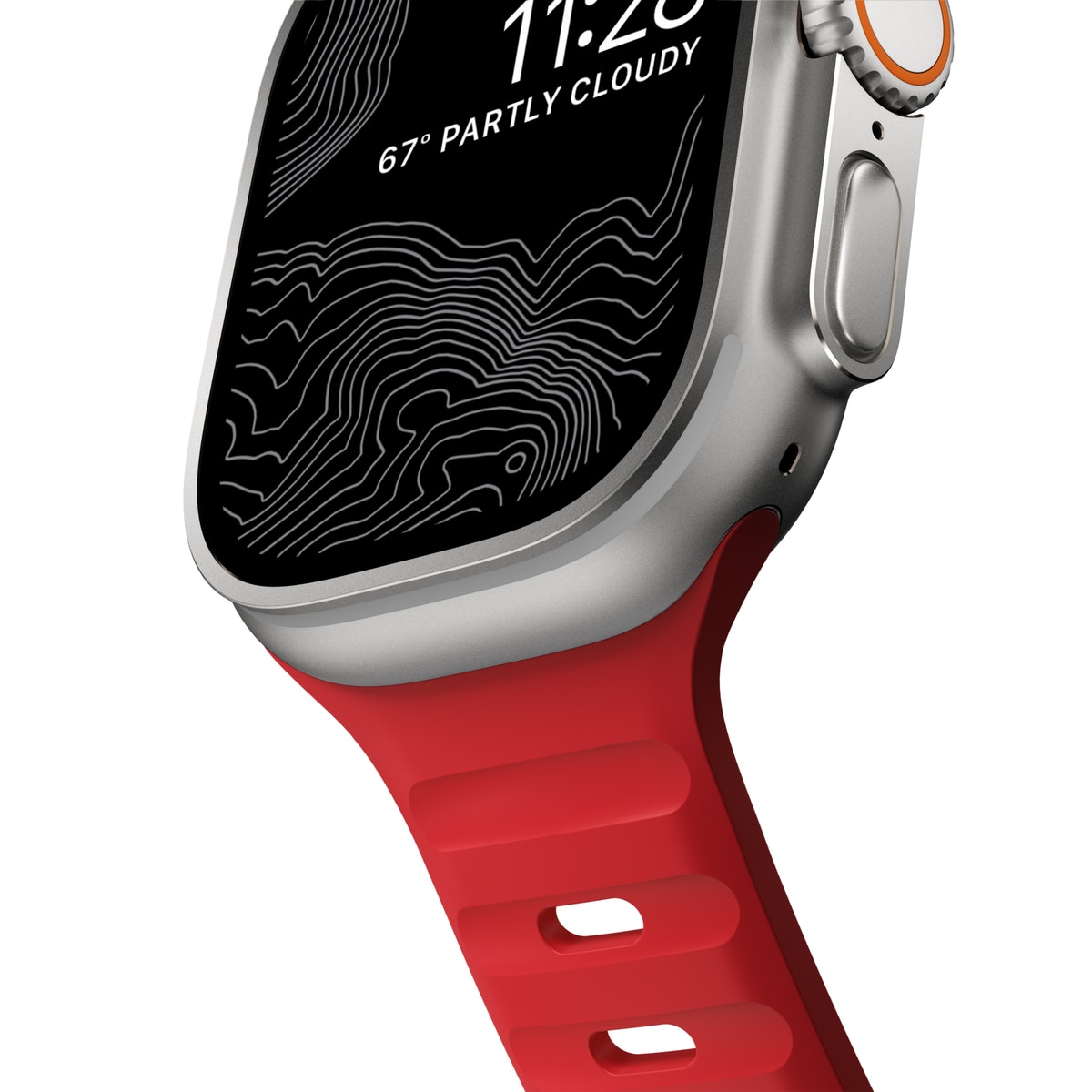 Sport Band Apple Watch Ultra 2 49mm Night Watch Red - Limited edition