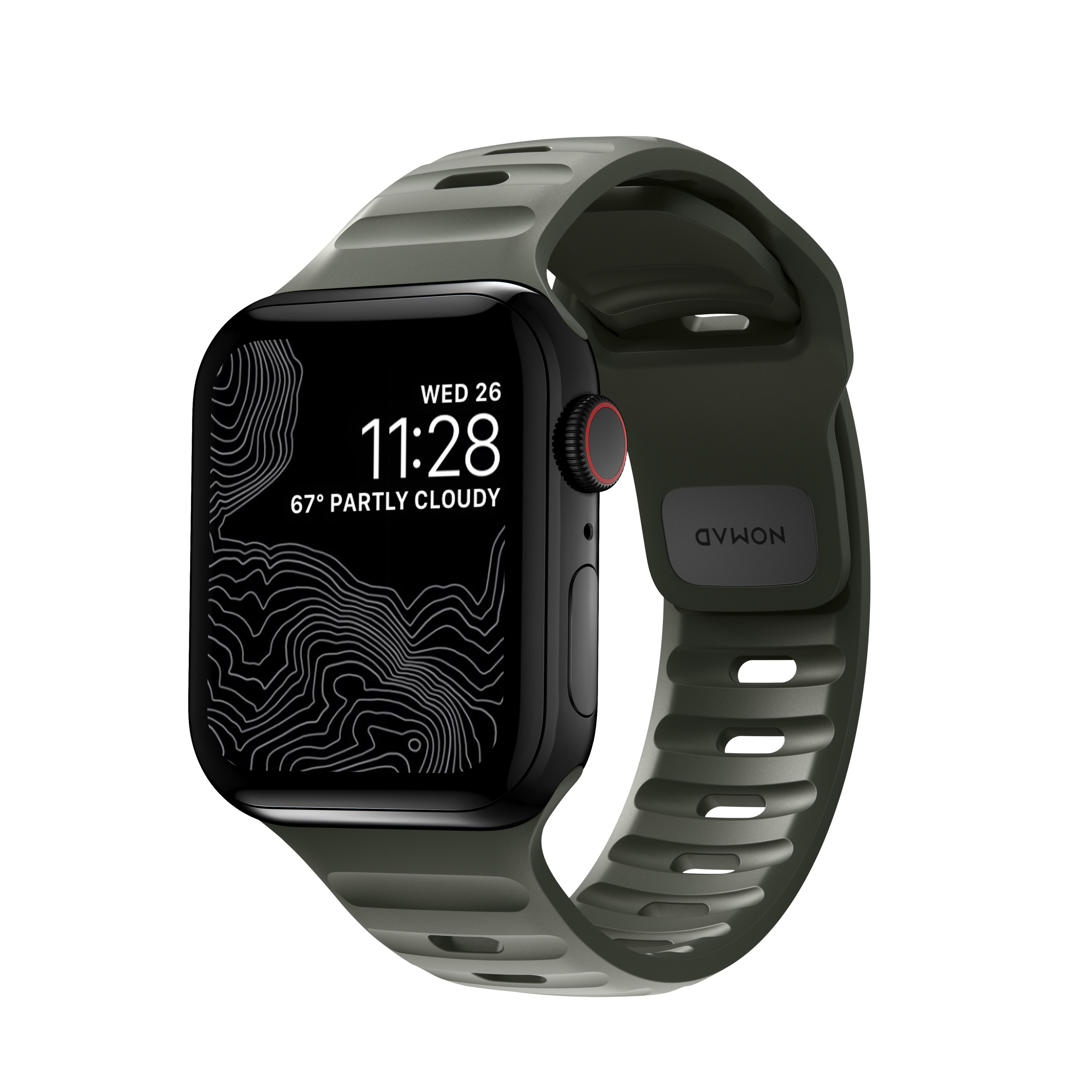 Sport Band Apple Watch 40mm Ash Green