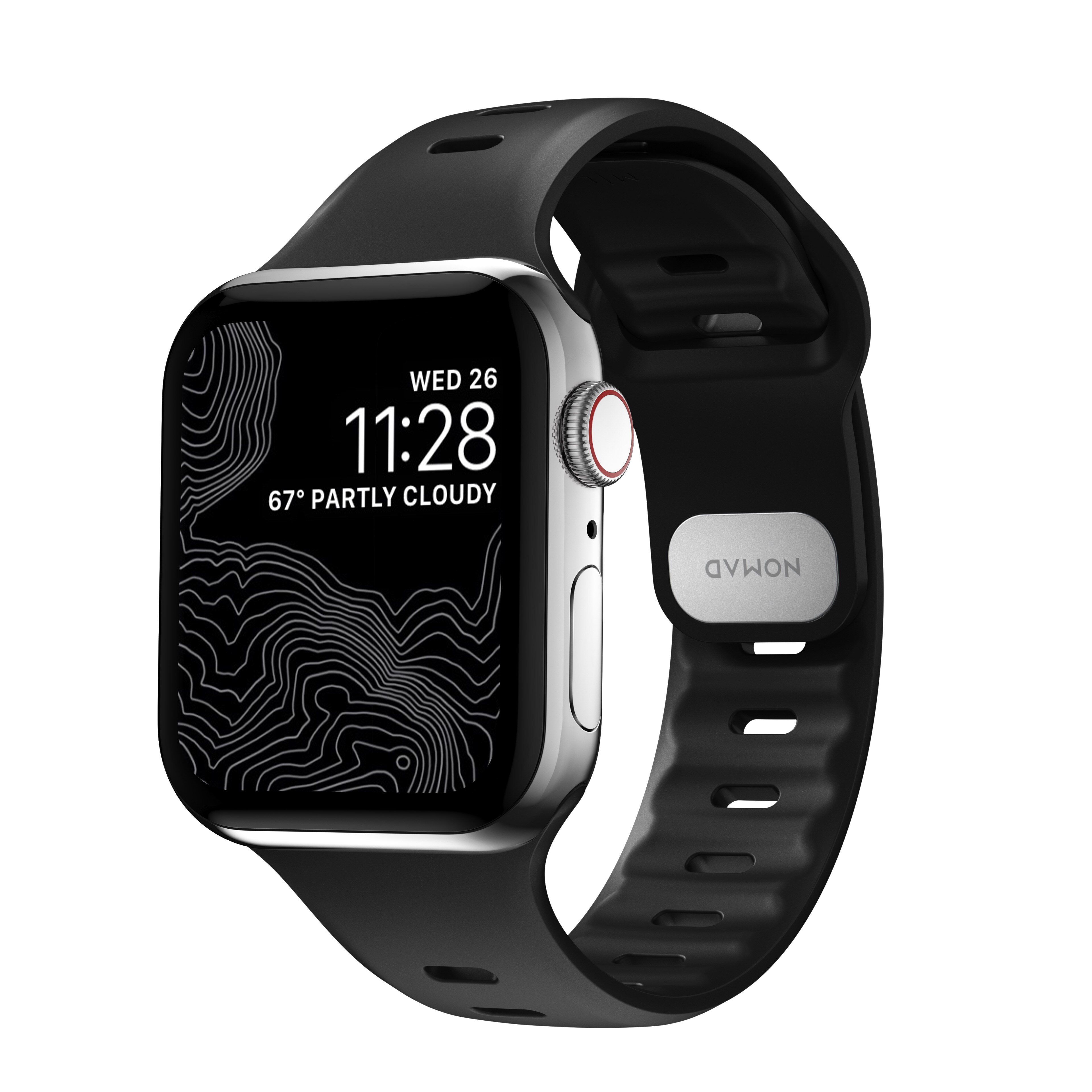 Sport Band Slim Apple Watch 42/44/45/49 mm Black