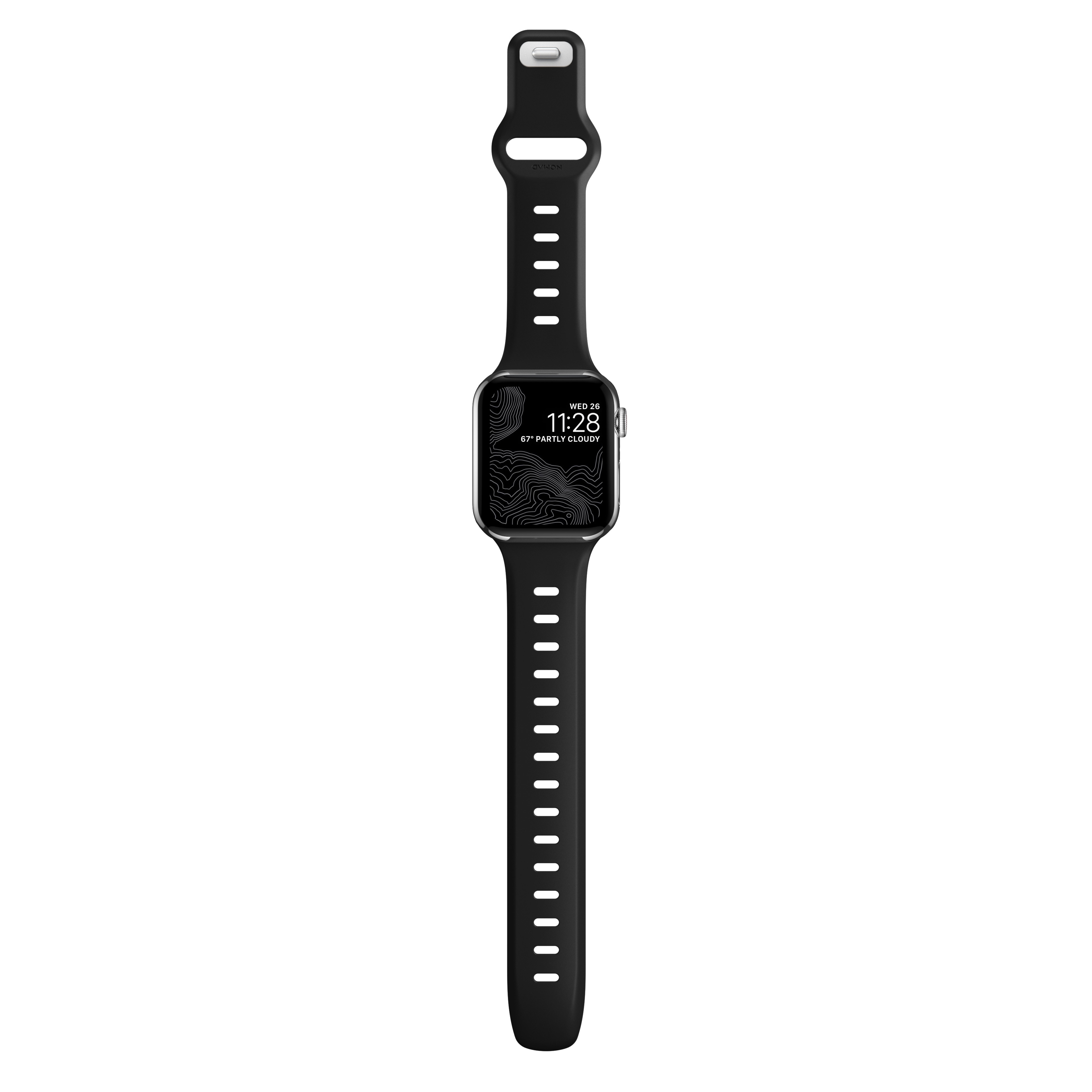 Sport Band Slim Apple Watch 42/44/45/49 mm Black