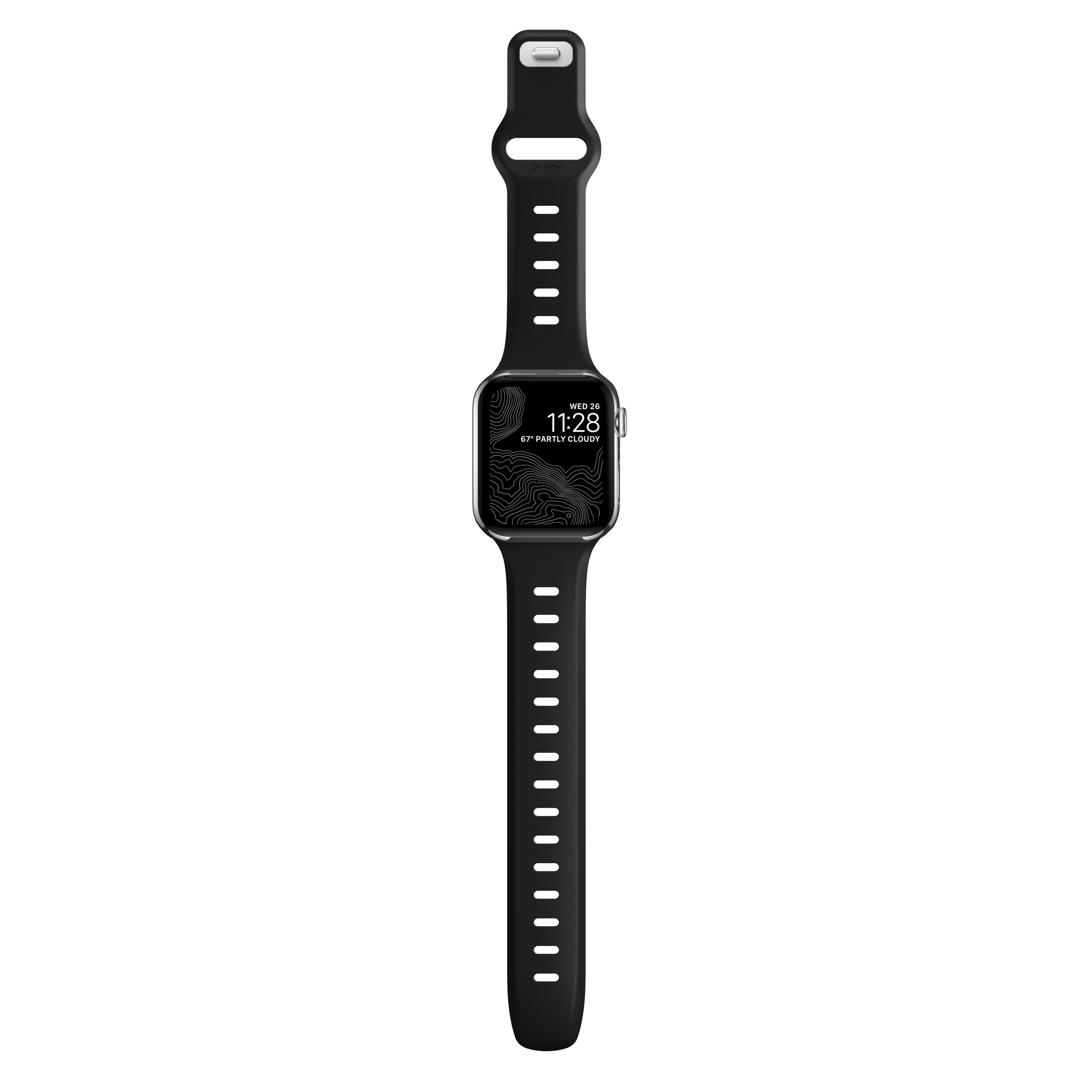 Sport Band Slim Apple Watch 42/44/45/49 mm Black