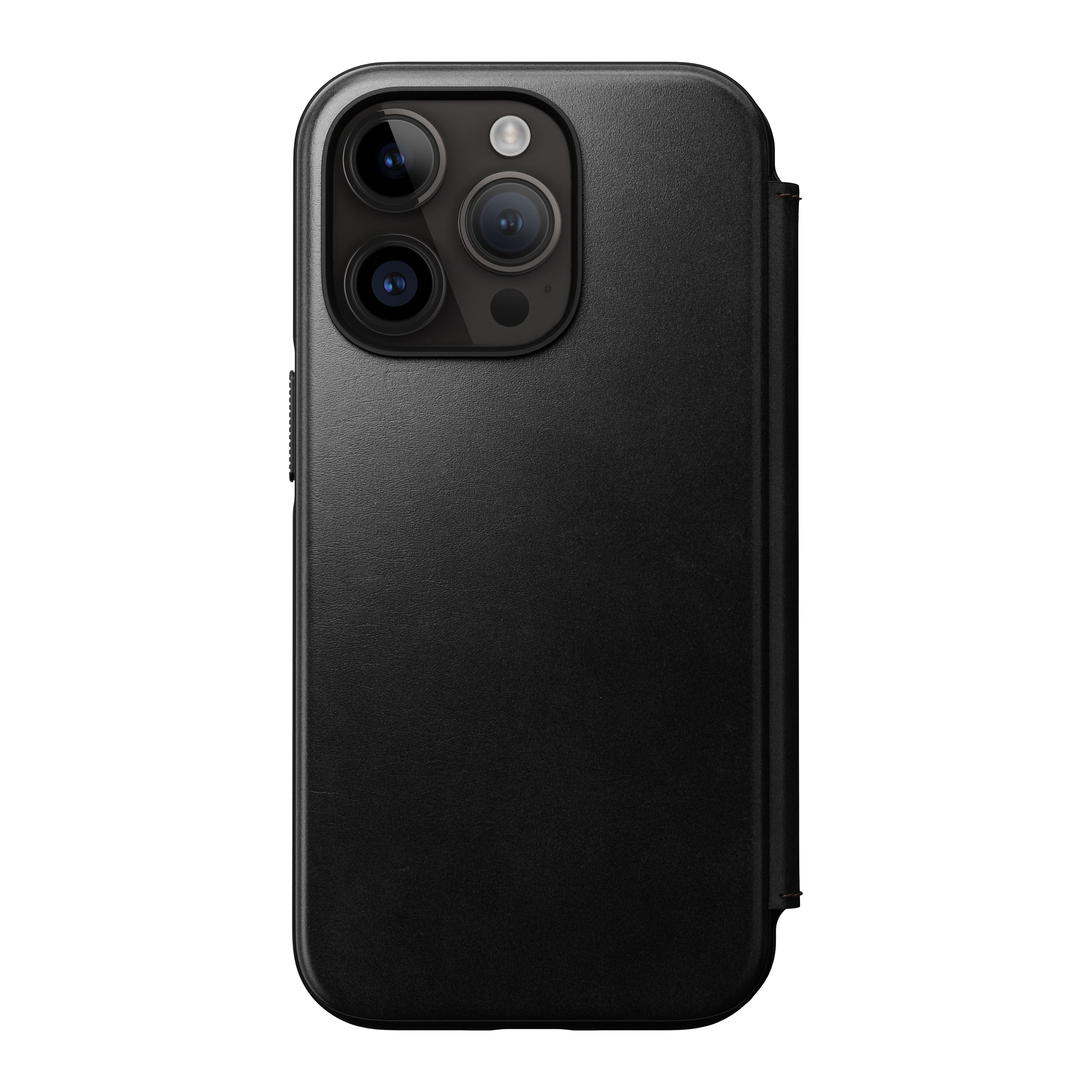 Modern Horween Leather Folio MagSafe iPhone 14 Pro Black