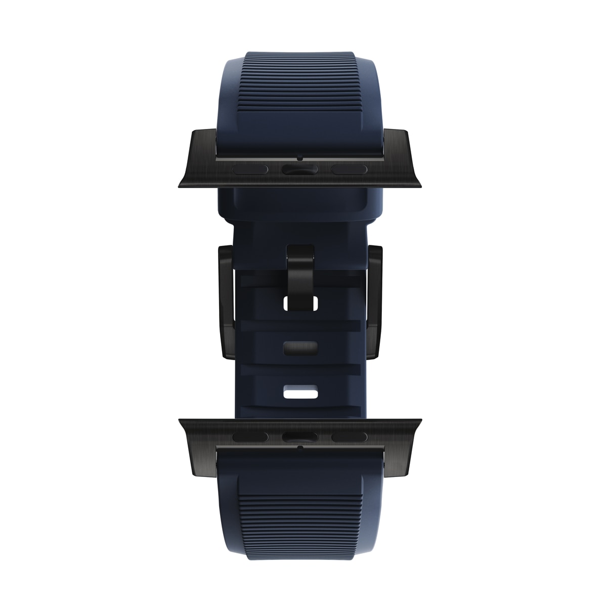 Rugged Band Apple Watch 45mm Series 9 Atlantic Blue (Black Hardware)