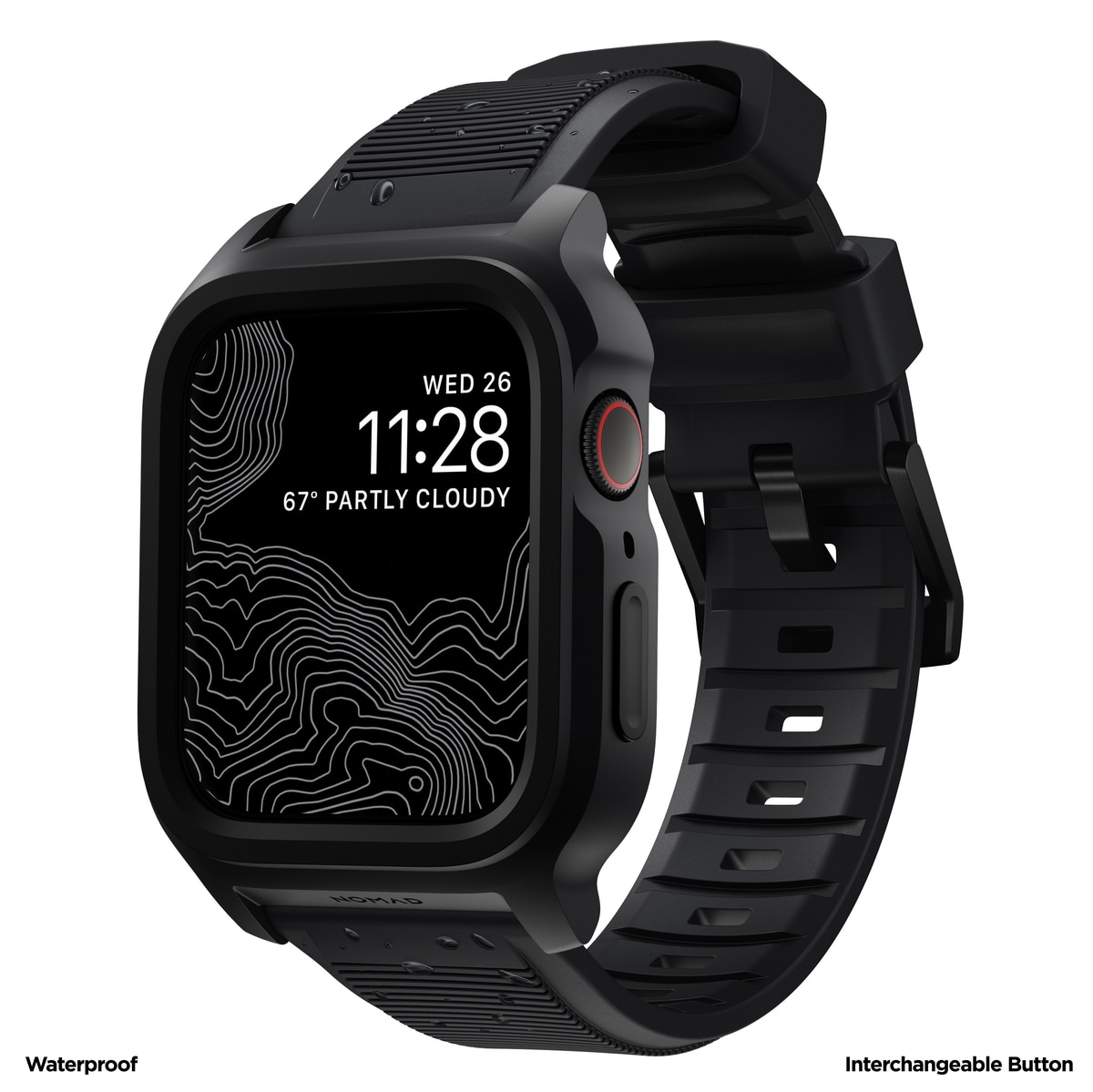 Rugged Case Apple Watch 45mm Series 9 Black