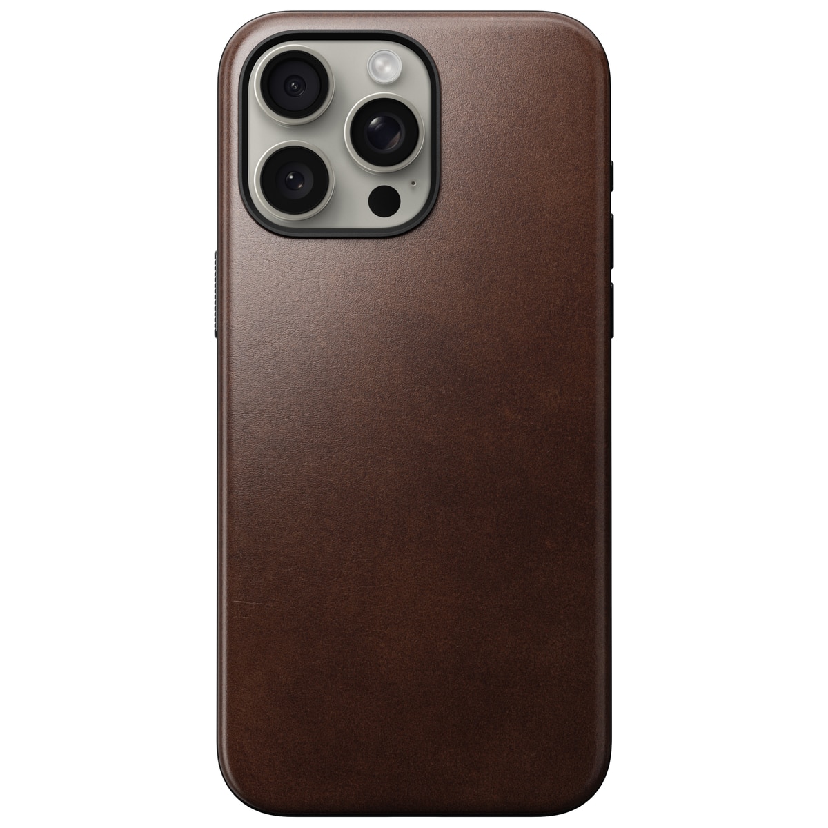 Cover Modern Case Horween Leather MagSafe iPhone 15 Pro Max Rustic Brown