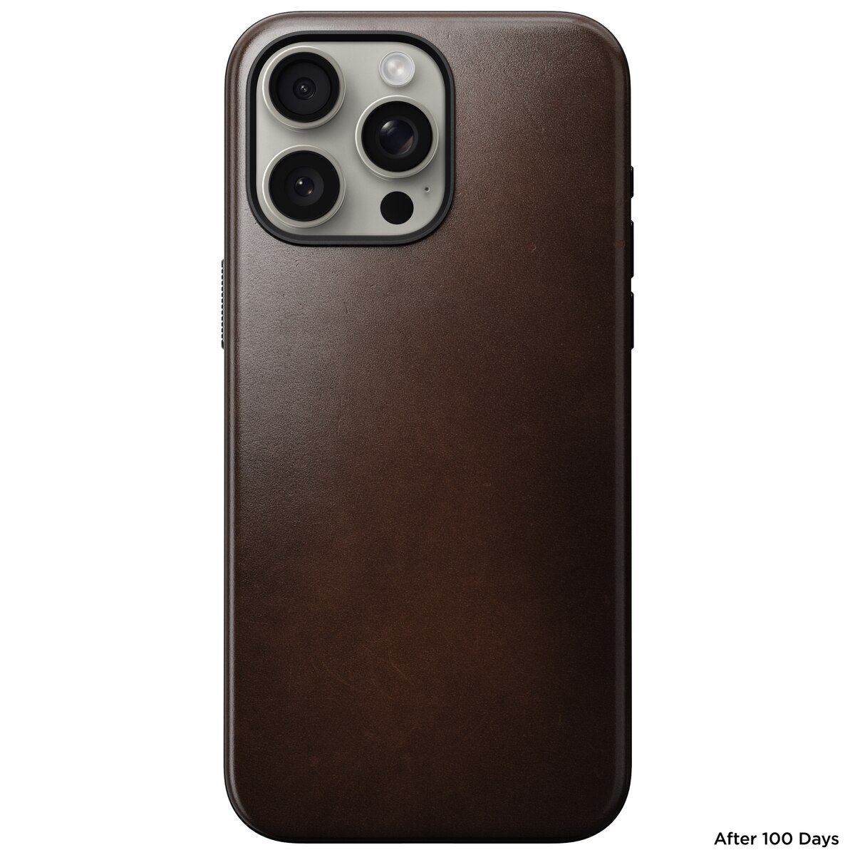 Cover Modern Case Horween Leather MagSafe iPhone 15 Pro Max Rustic Brown