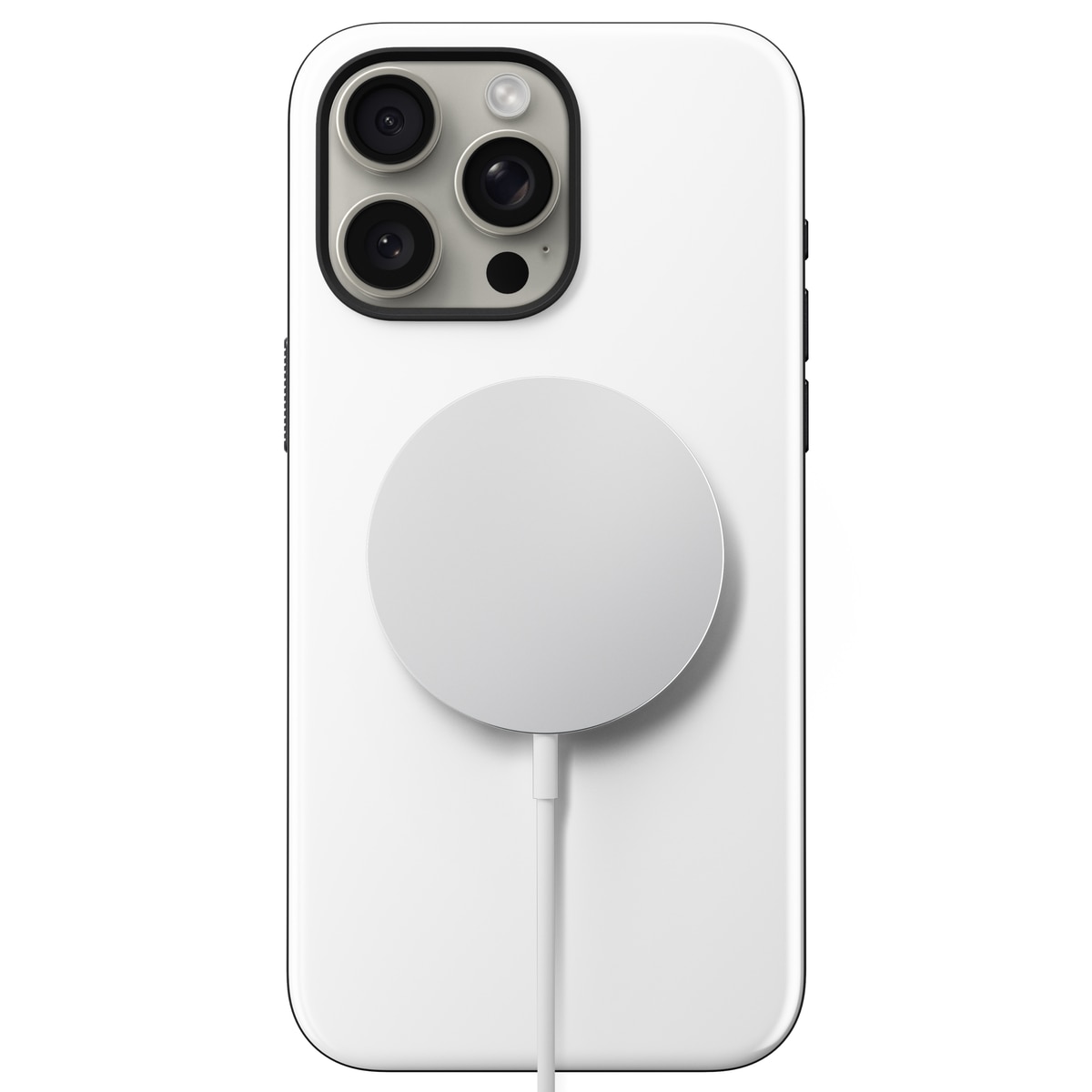 Cover Sport MagSafe iPhone 15 Pro Max White