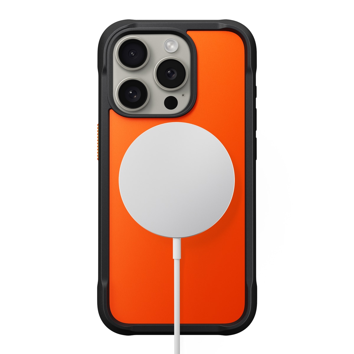 Cover Rugged Case MagSafe iPhone 15 Pro Ultra Orange